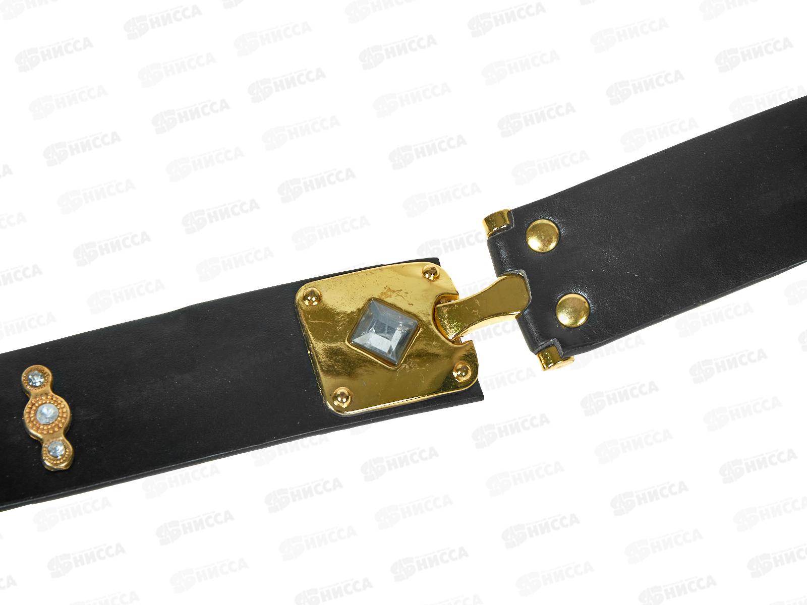 Ремень женский кожзам со стразами №9284