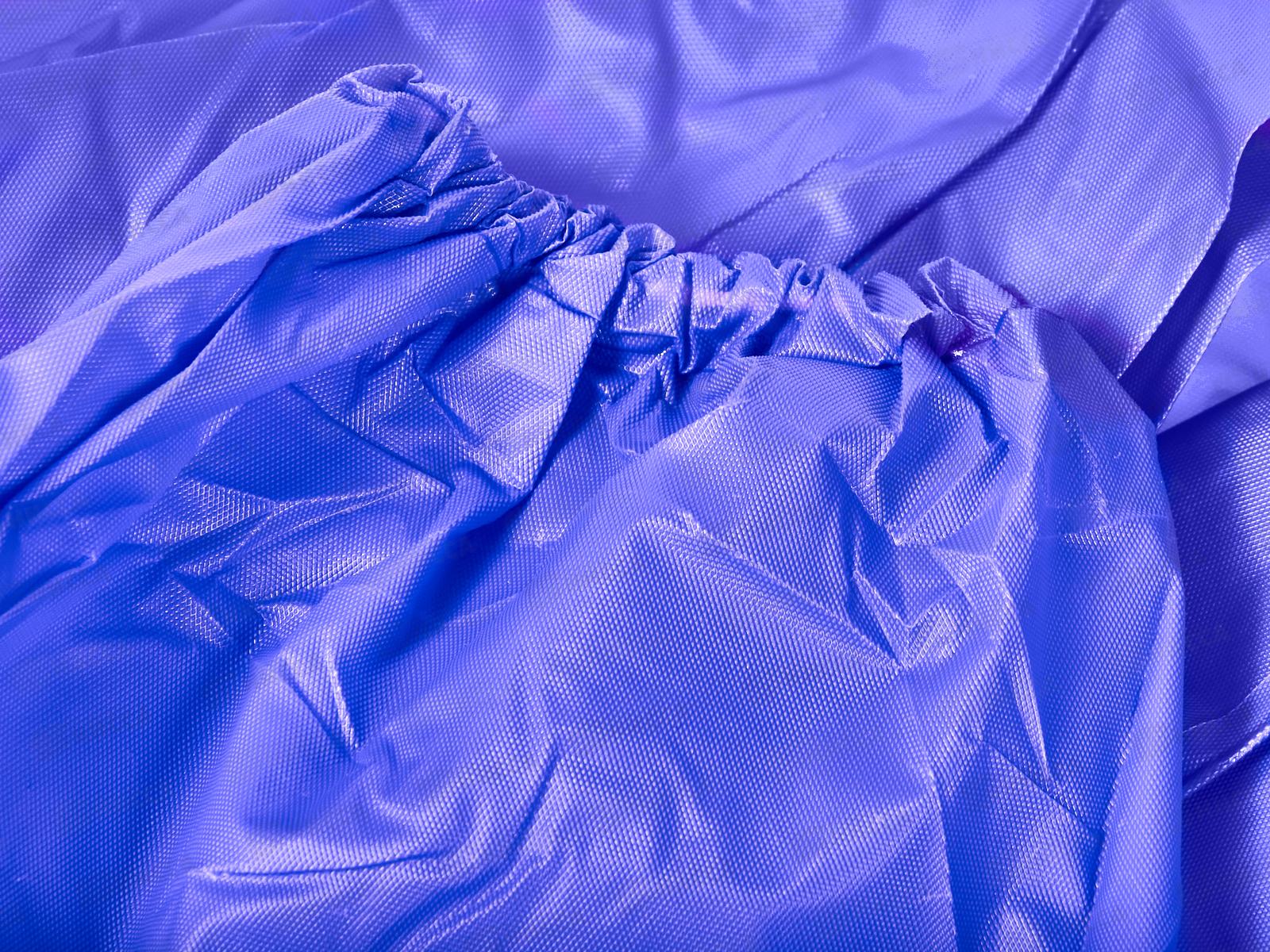 Дождевик-плащ EVAF12 с рукавами фиолетовый на кнопках