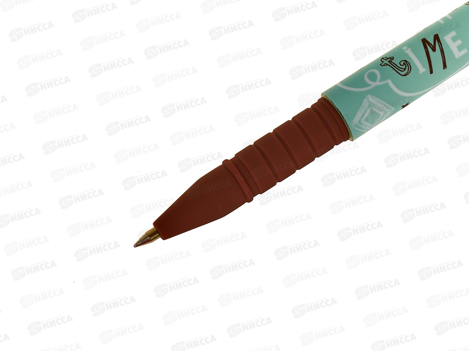 Ручка шариковая  B.V. FunWrite Coffe Time.Мятный капучино, синяя,20-0212/69 *24