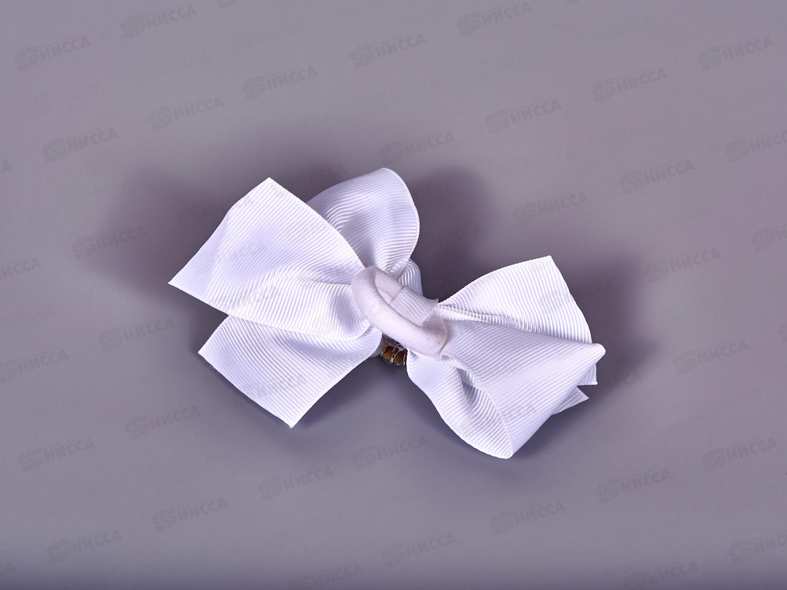 Резинка  для волос &quotШкольница&quot бант двойной 10см синий 4098508