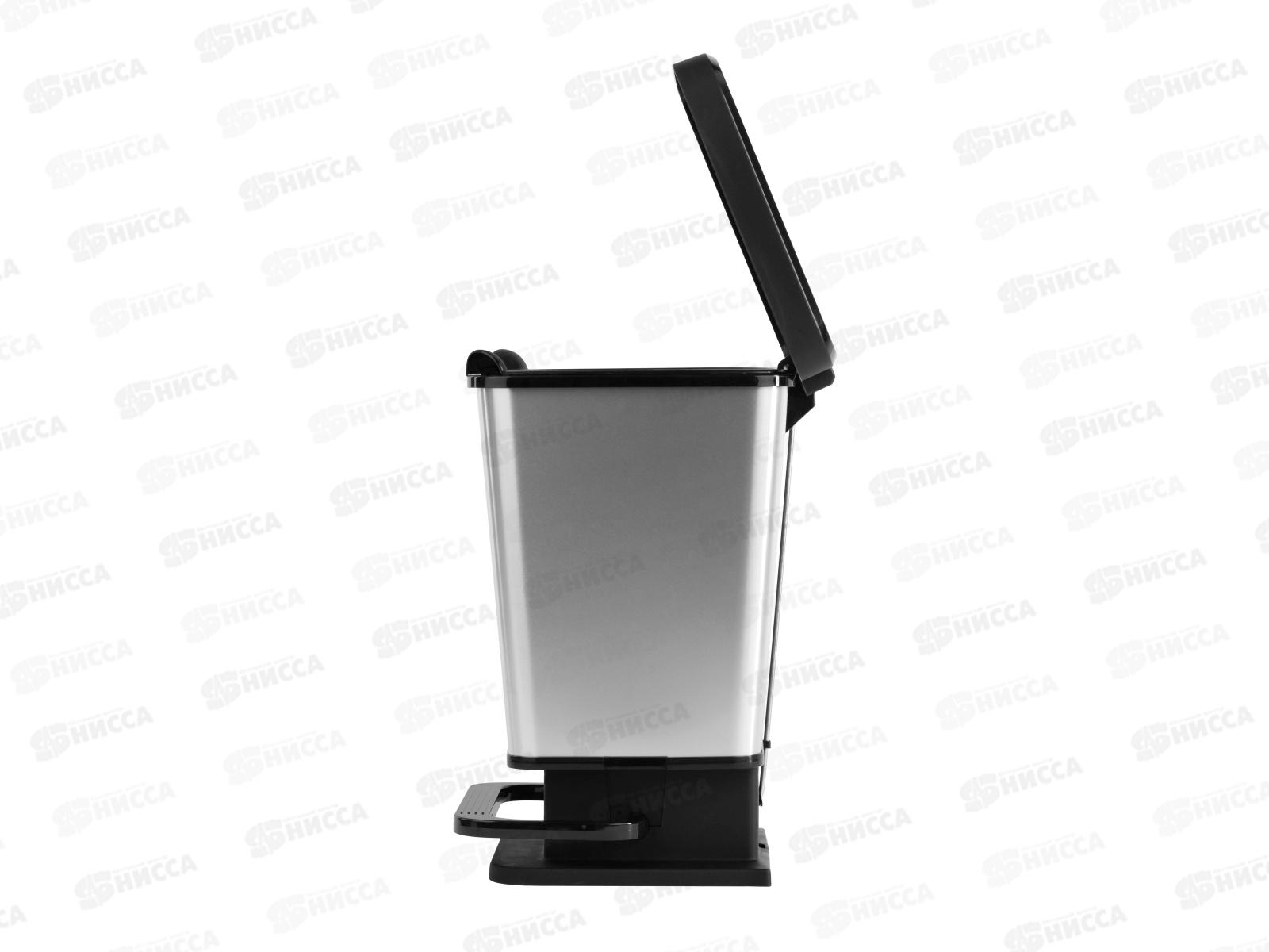 Контейнер для мусора 20л &quotМеталл&quot с педалью М8556 *2