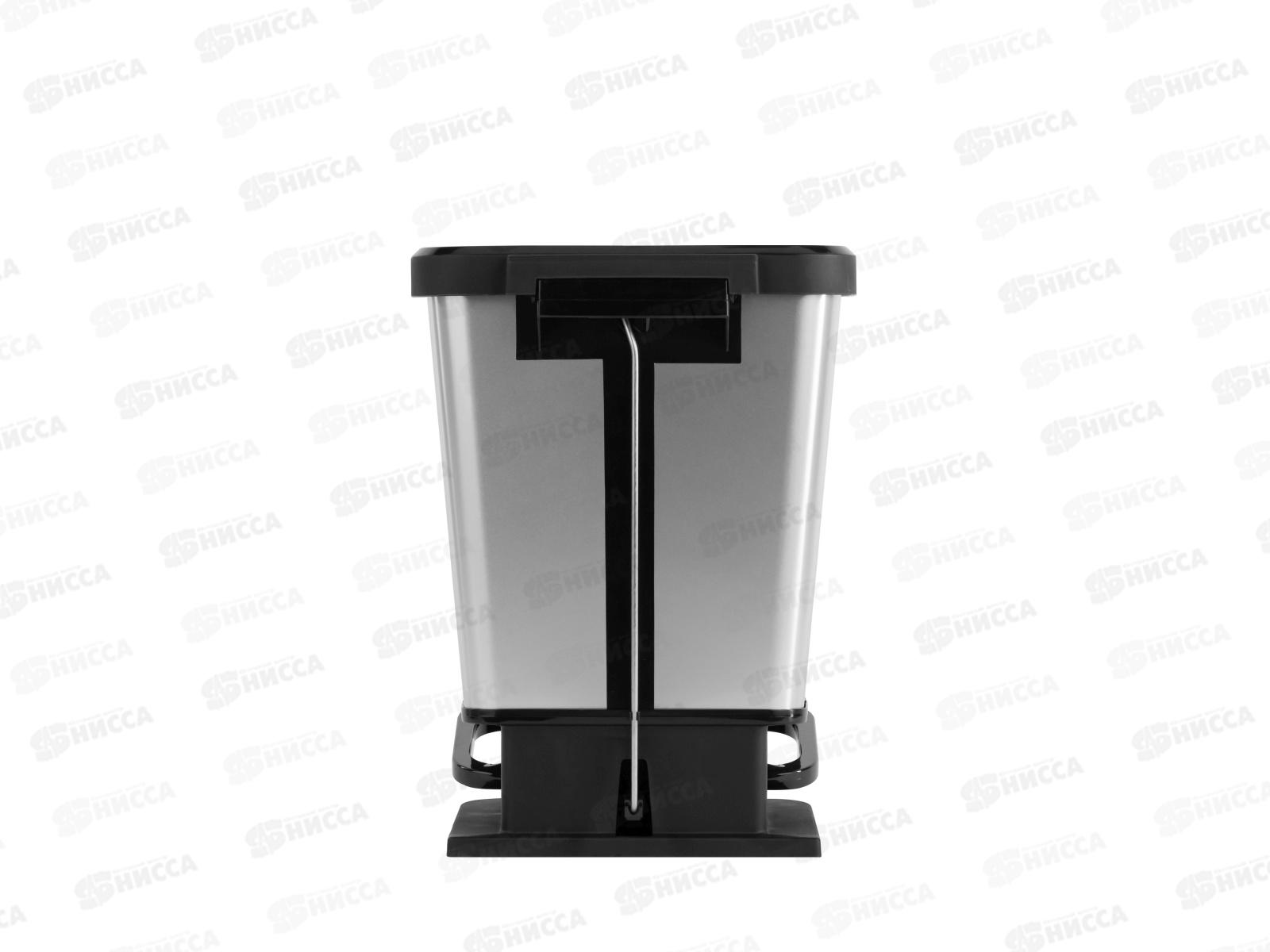 Контейнер для мусора 20л &quotМеталл&quot с педалью М8556 *2