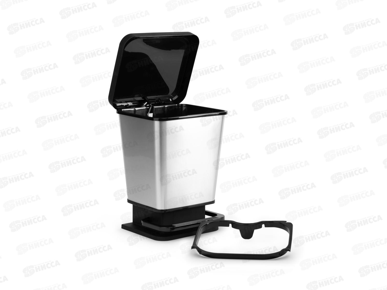 Контейнер для мусора 20л &quotМеталл&quot с педалью М8556 *2