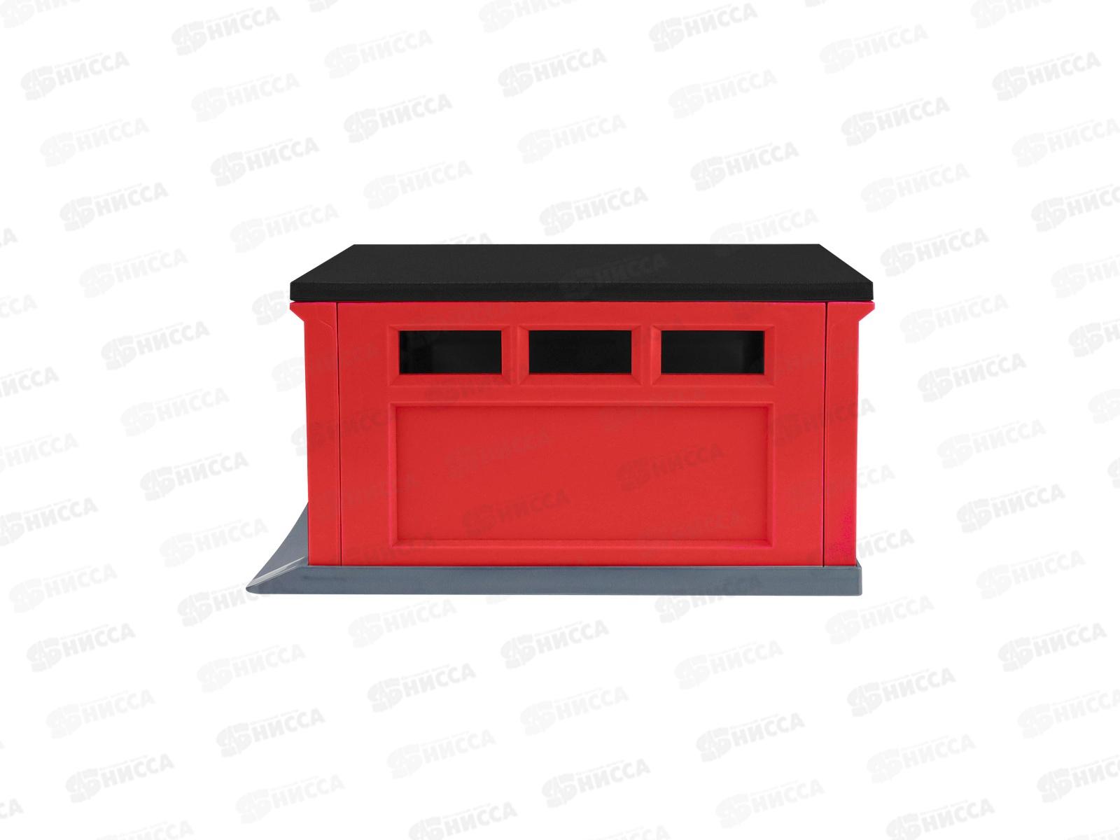 Гараж для машинок (красный,синий,чёрный,серый) 187х136х95мм, ГИМ-0976  *8