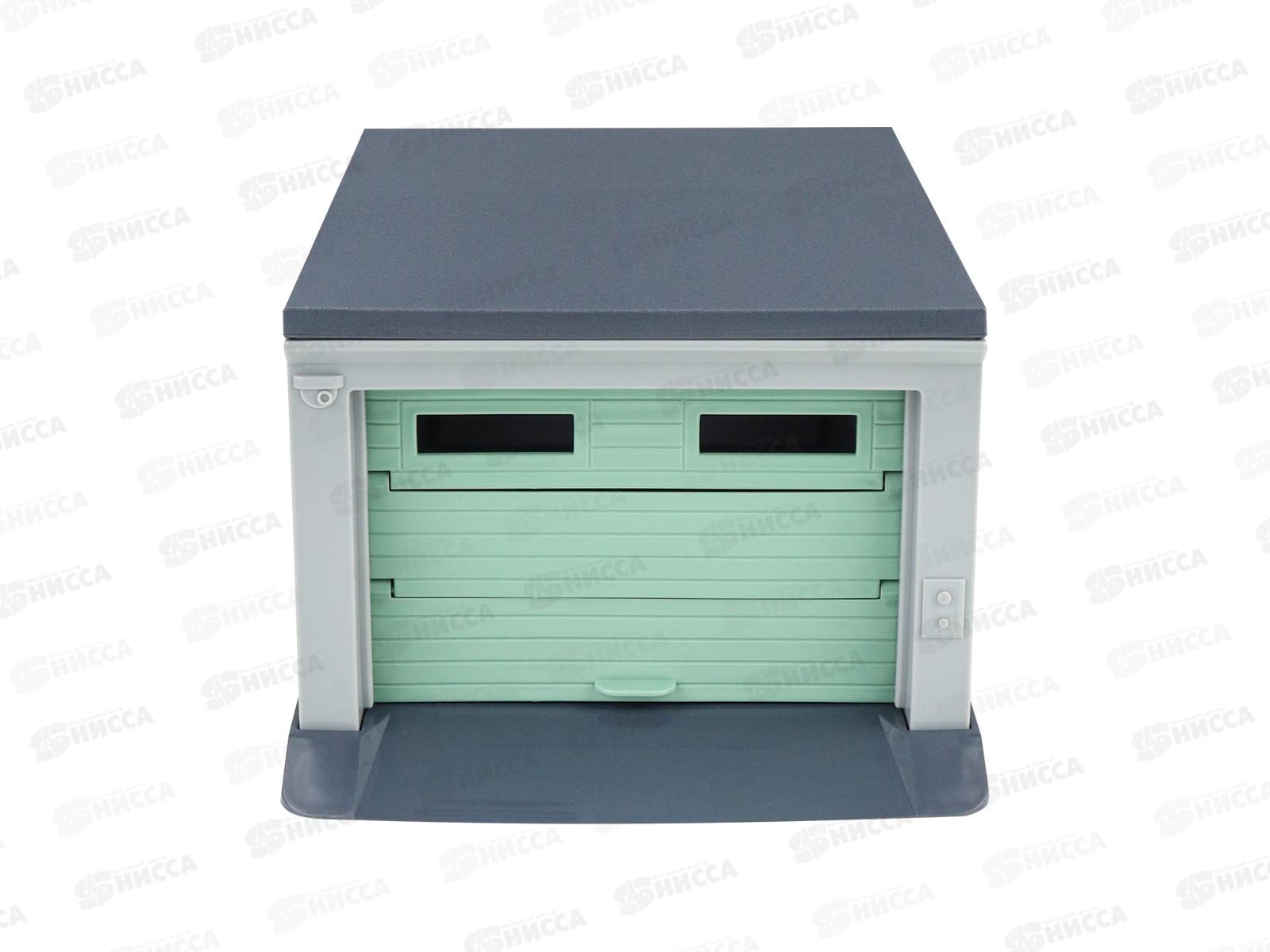 Гараж для машинок (серый,мятный) ГИМ-0977  *8