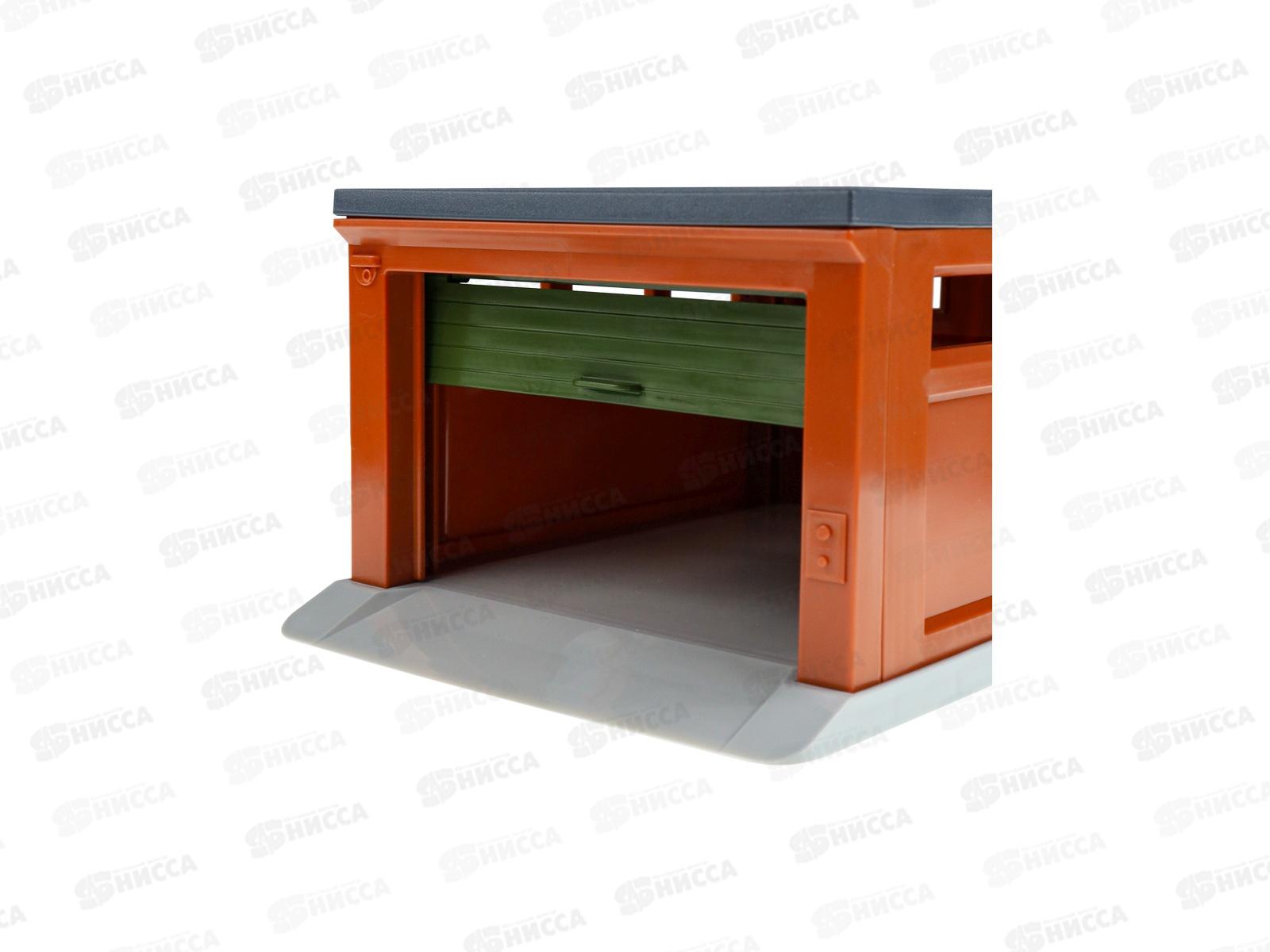 Гараж для машинок (хаки,коричневый,серый) ГИМ-0975  *8