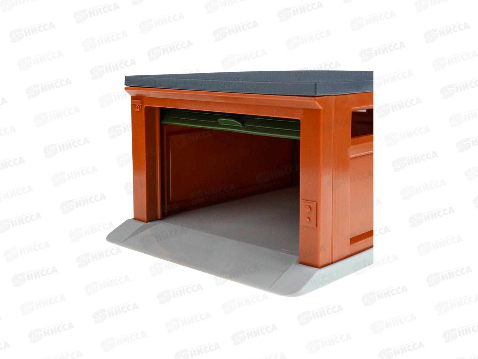 Гараж для машинок (хаки,коричневый,серый) ГИМ-0975  *8