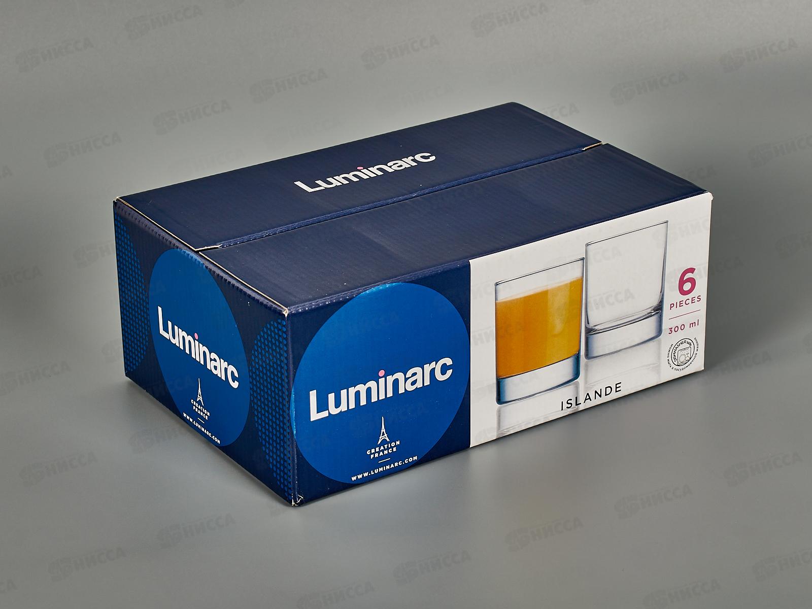 Набор стаканов Исландия 6шт 300мл низкие J0019