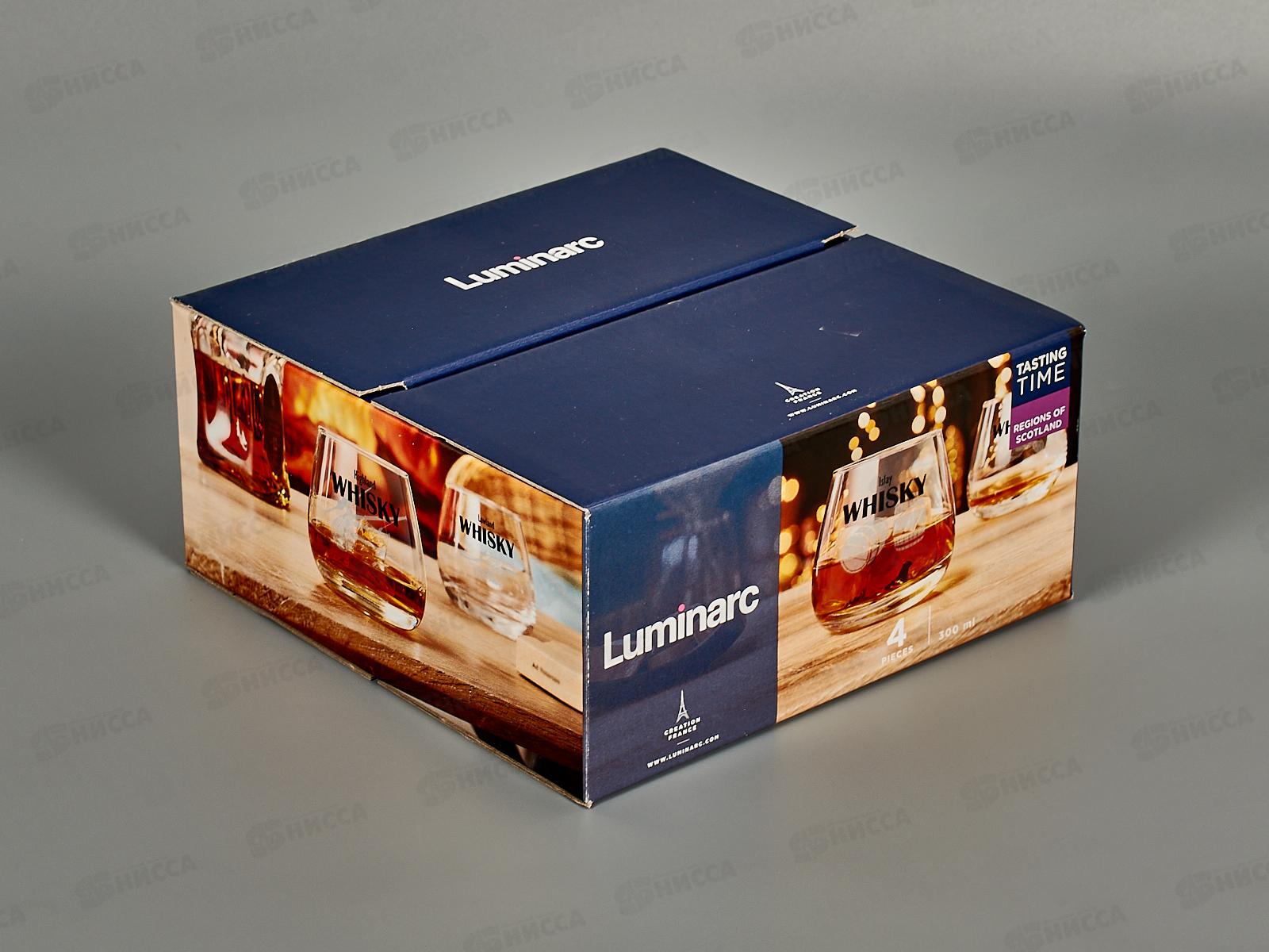 Набор стаканов для виски Регион Шотландии 4шт 300мл низкие Q3171