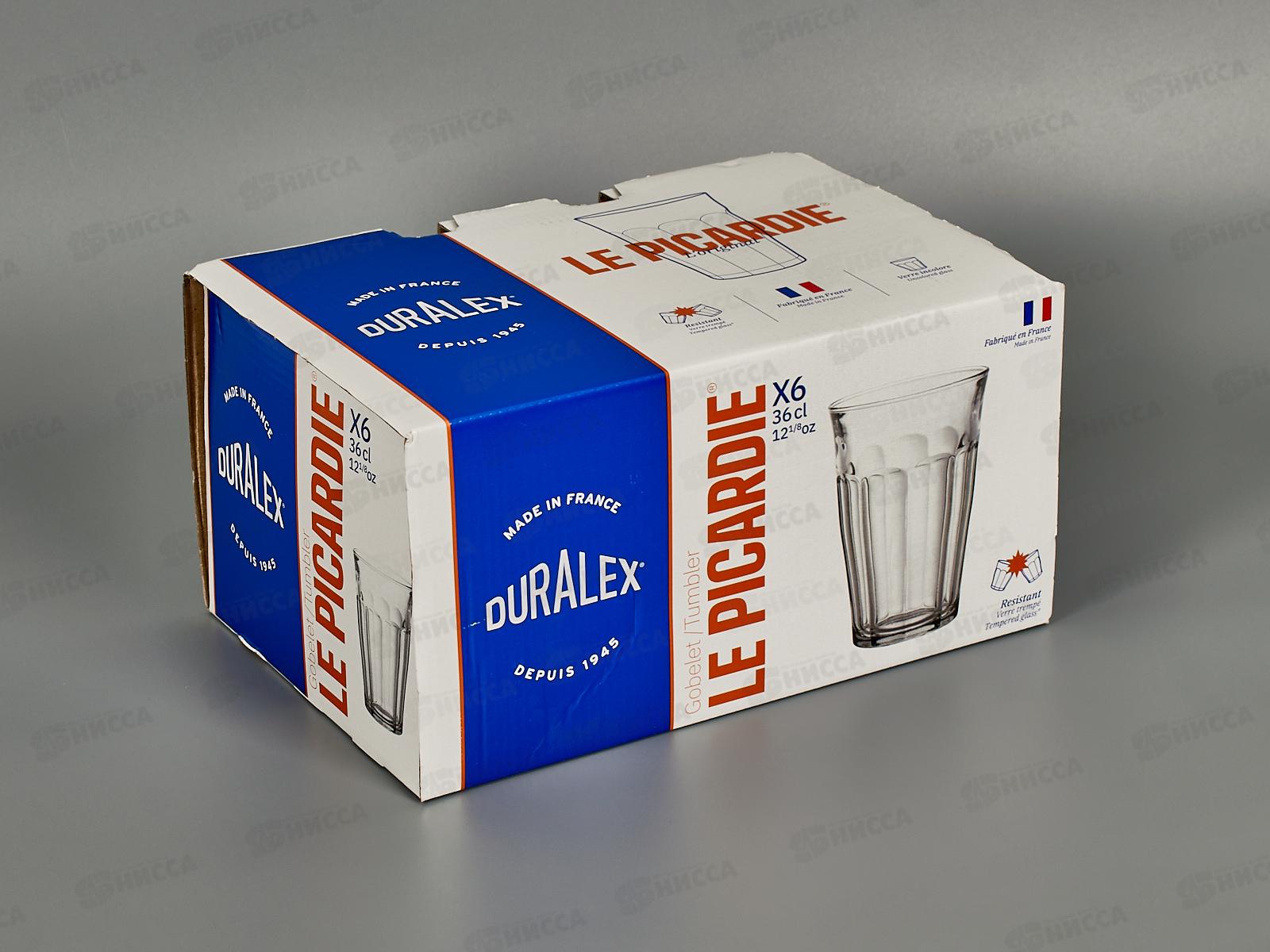 Набор стаканов французких Picardie проз 6шт 360мл высокие 1029AB06DO: