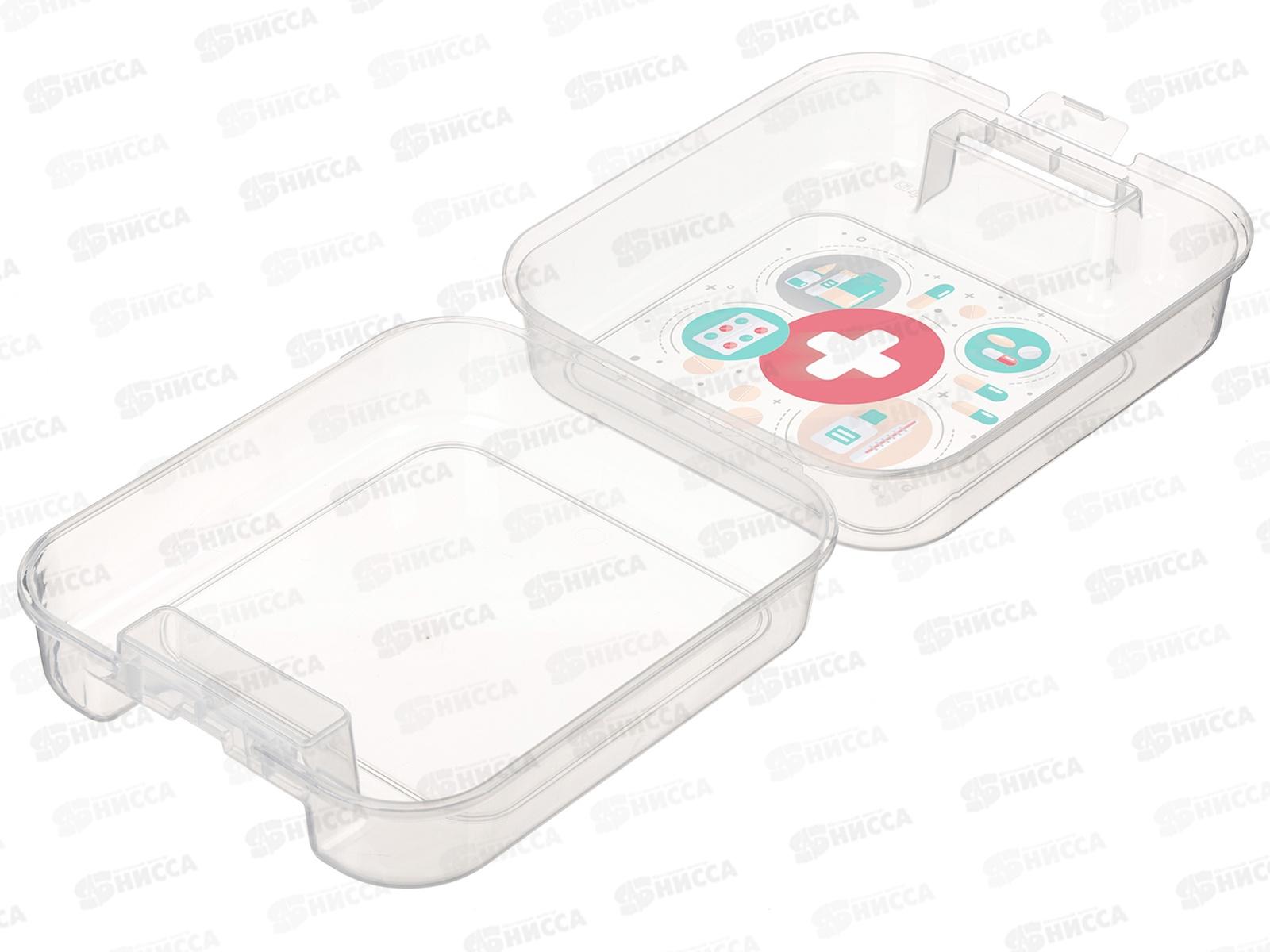 Аптечка &quotTule&quot 260*230*100мм бесцв с декором 221332201/00