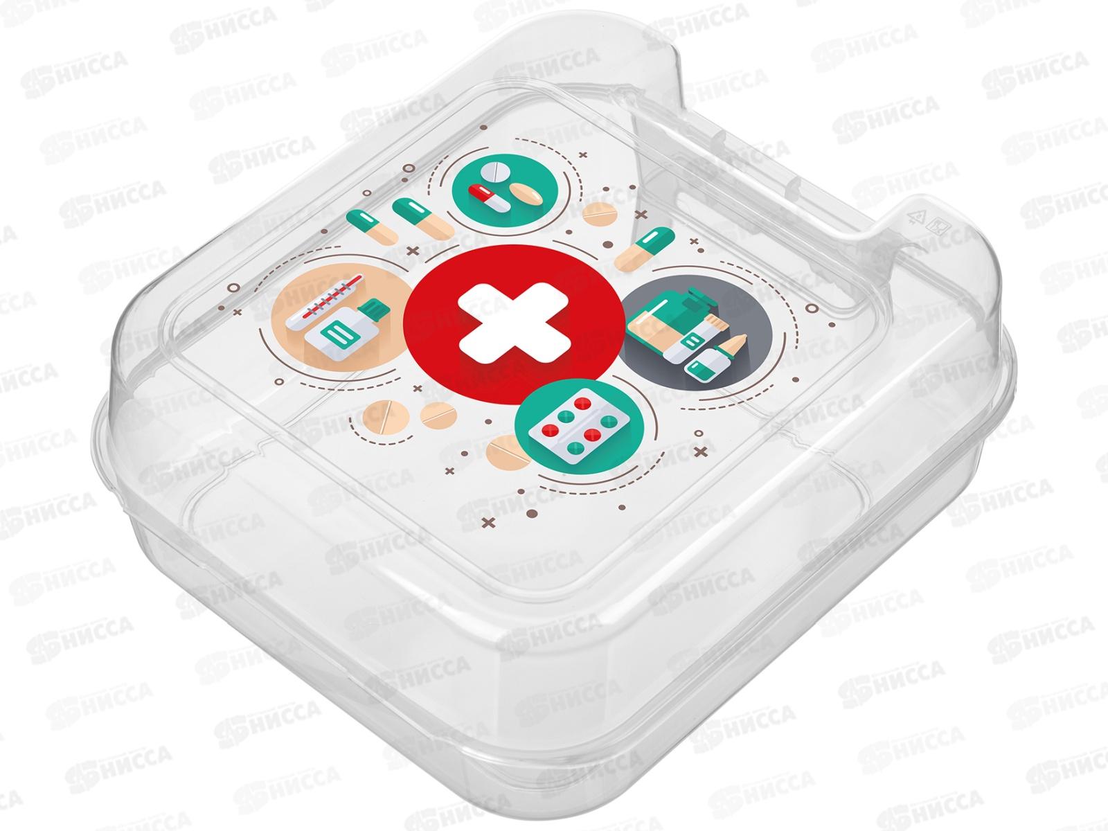 Аптечка &quotTule&quot 260*230*100мм бесцв с декором 221332201/00