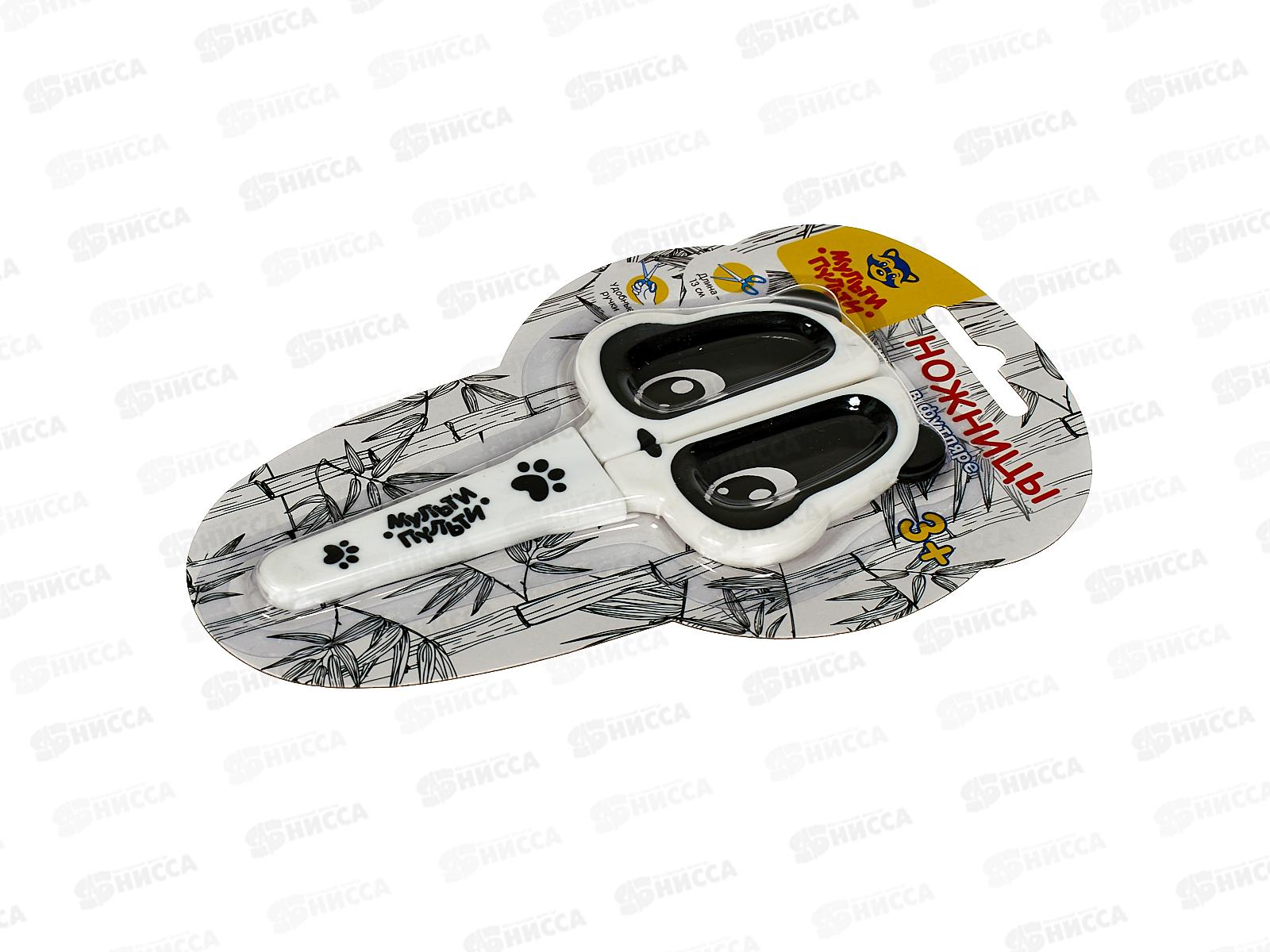 Ножницы детские МП Приключения Енота,13см ПАНДА,49022