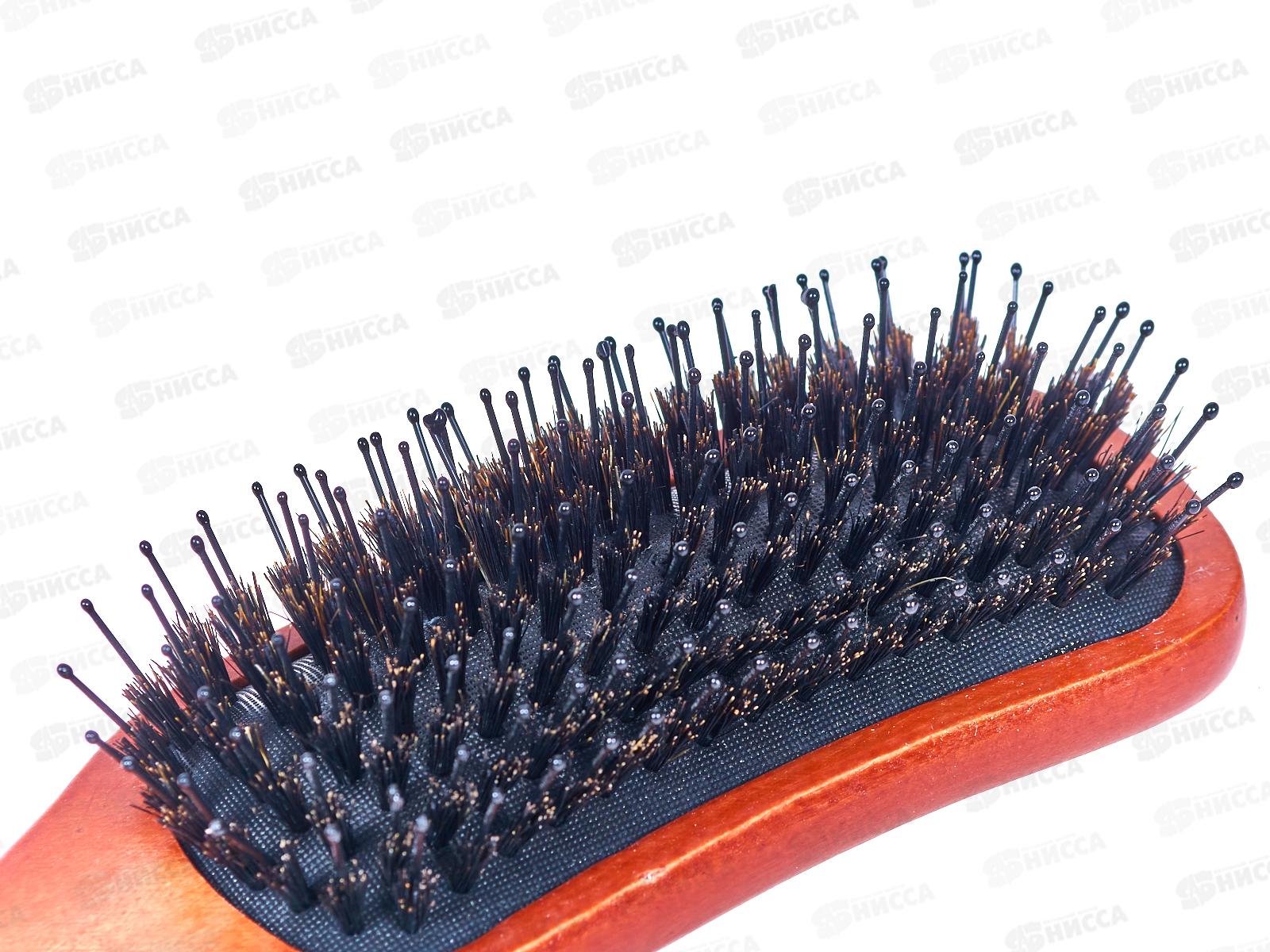 Расческа деревянная массажная 23,5х6х3,5см &quotволна&quot, 51030