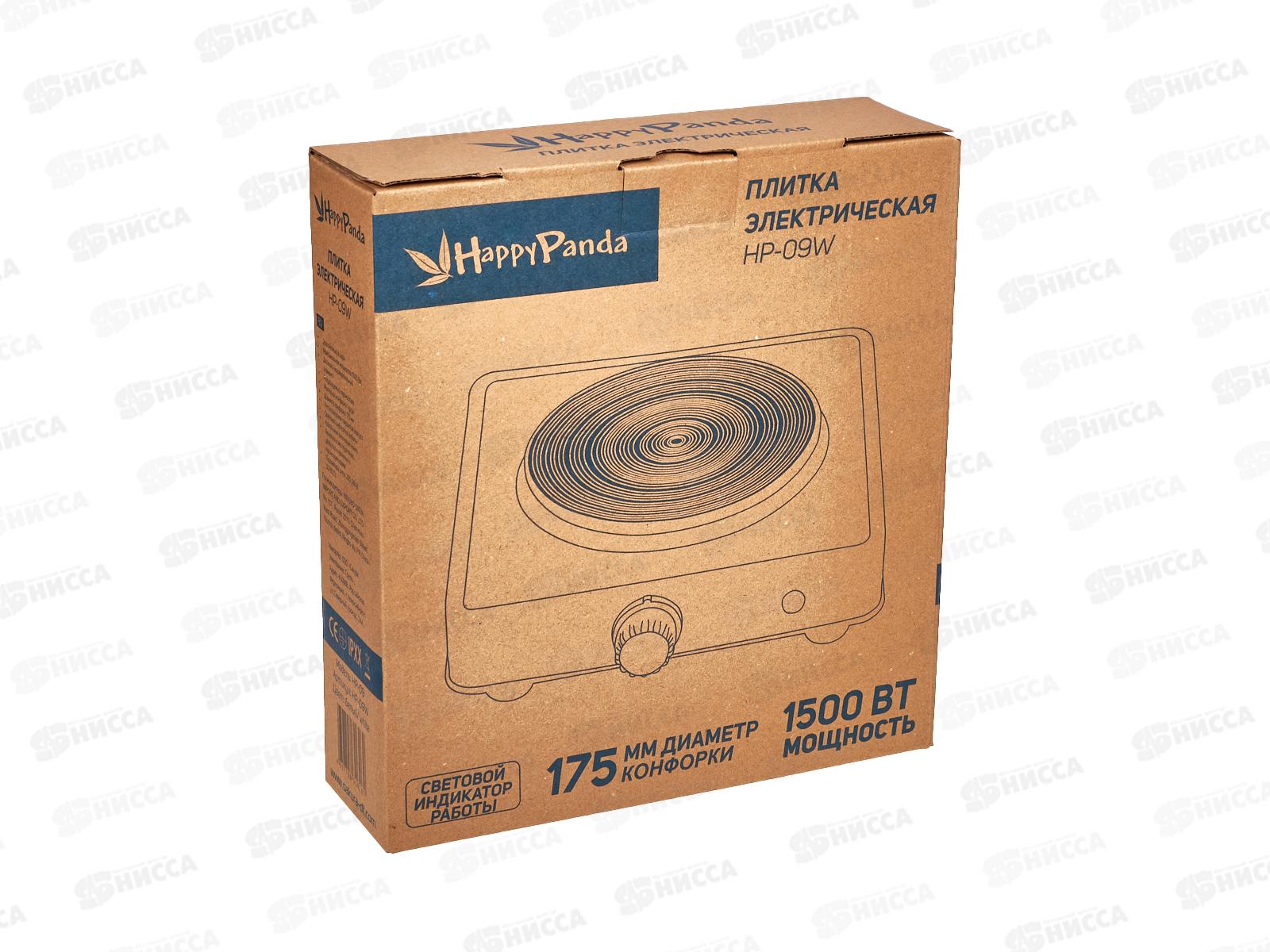 Плита электрическая HP-09W 1500Вт белая 1 конфорка диск