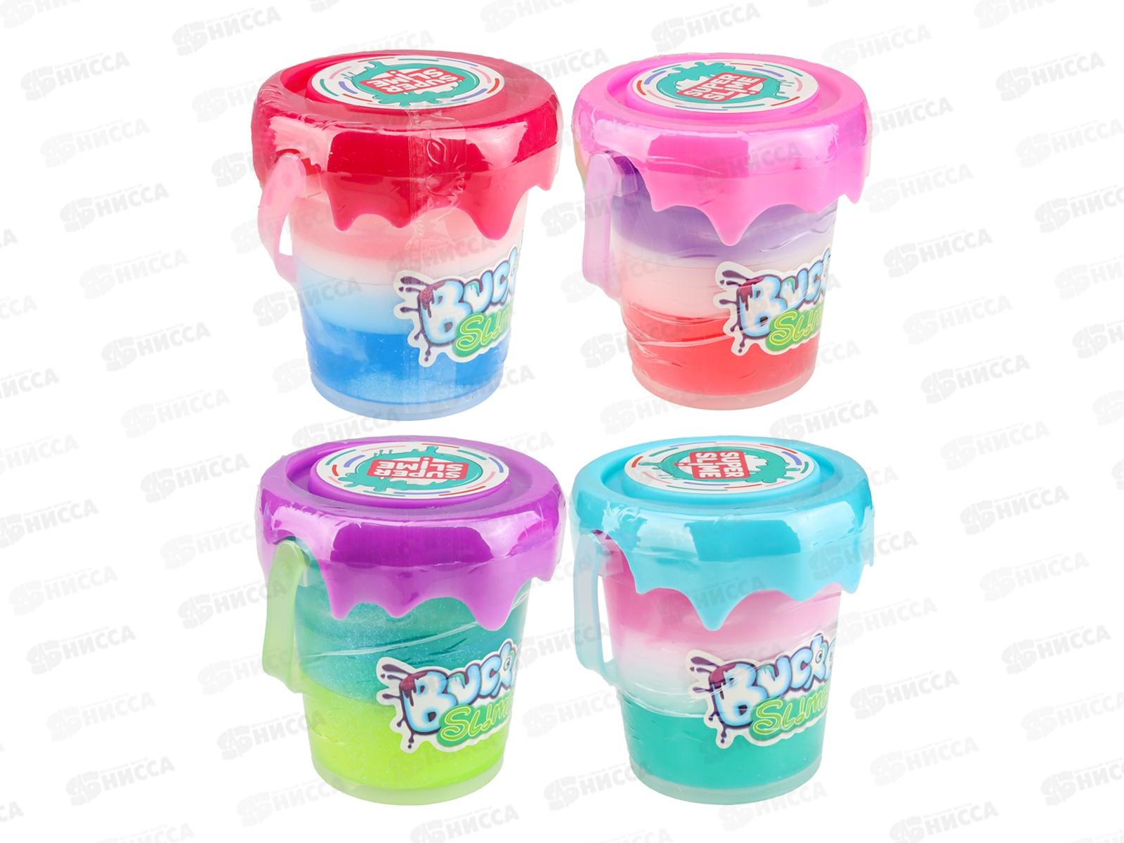 Слайм трехцветный, микс, ИСМ-4993  *12