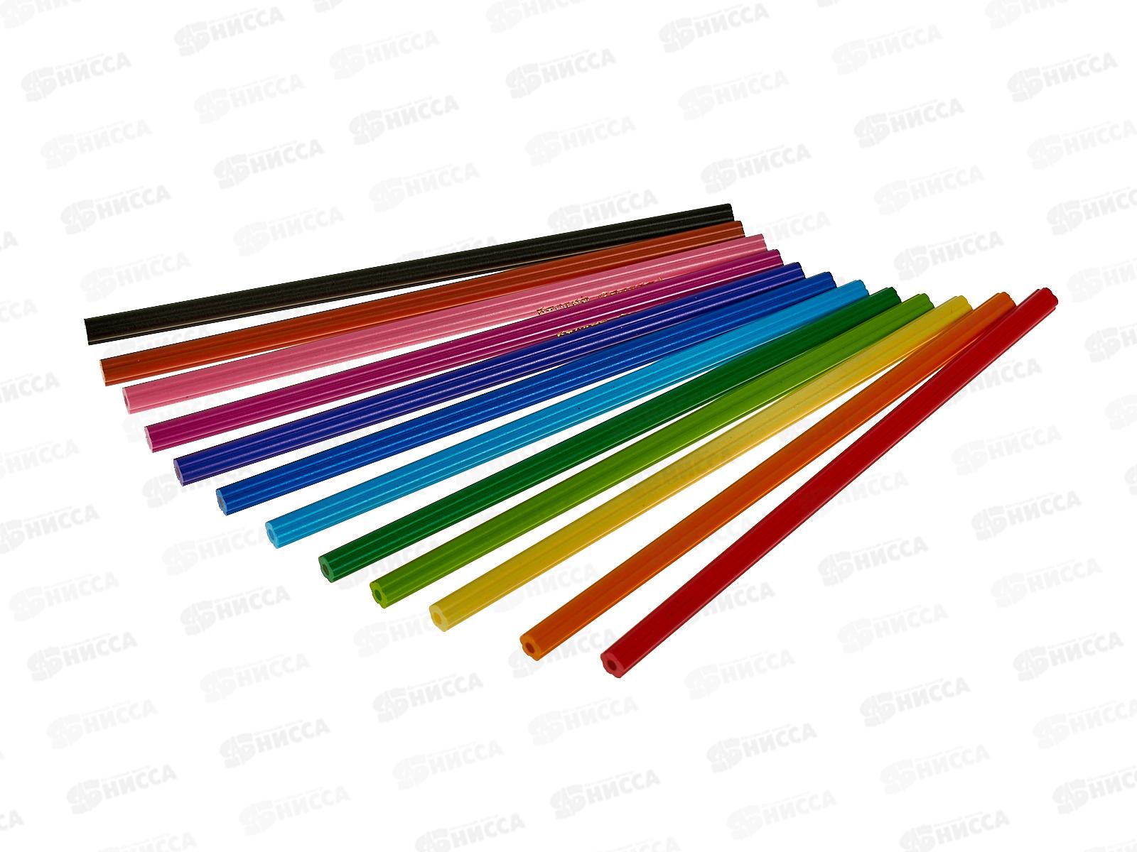 Карандаши 12 цветов Каляка-Маляка,Цветочки, трехгранные, тубус с точилкой,  КПКМ12-Ц*12