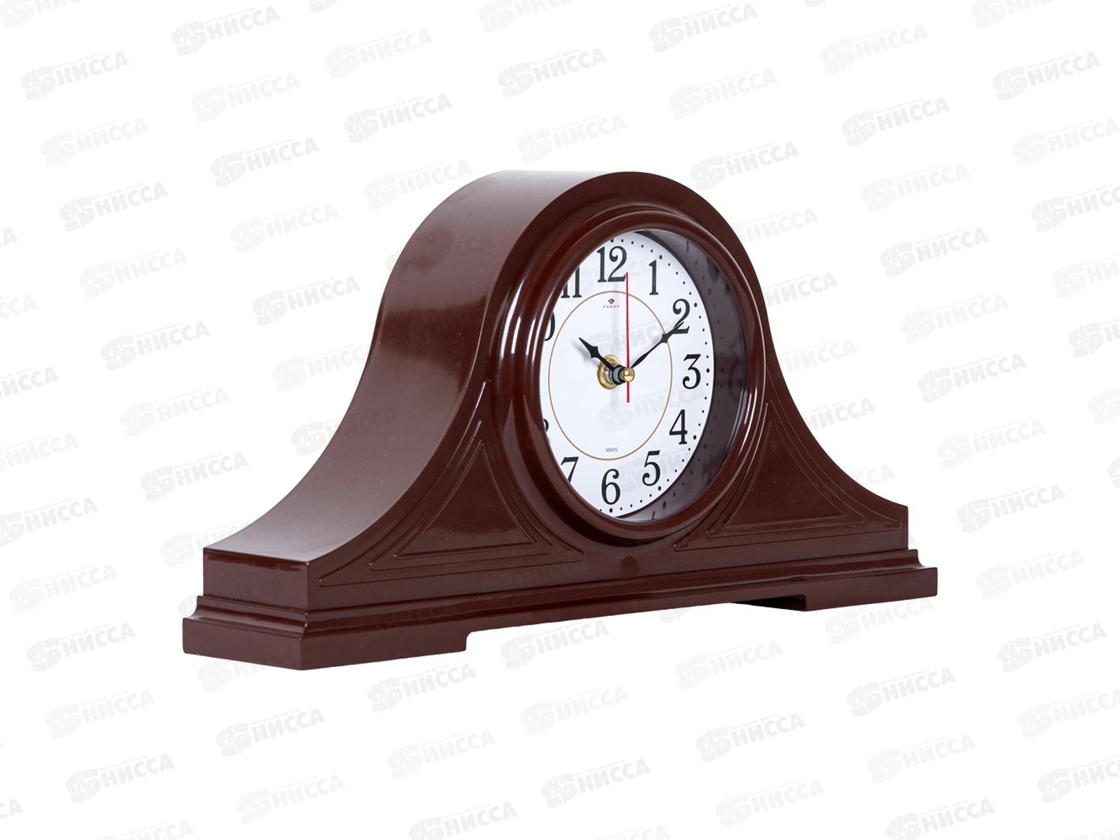 Часы настольные &quot21 Век&quot 1834-003 35*18см Классика Рубин коричневый