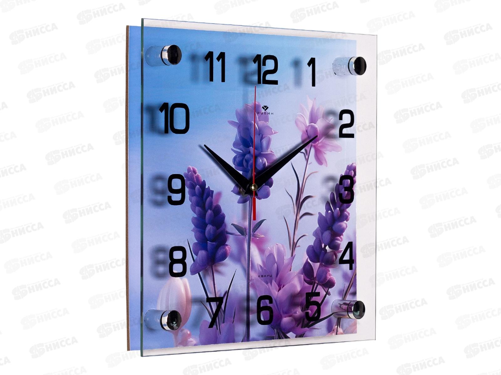 Часы настенные &quot21 Век&quot 2525-055 Полевые цветы Рубин