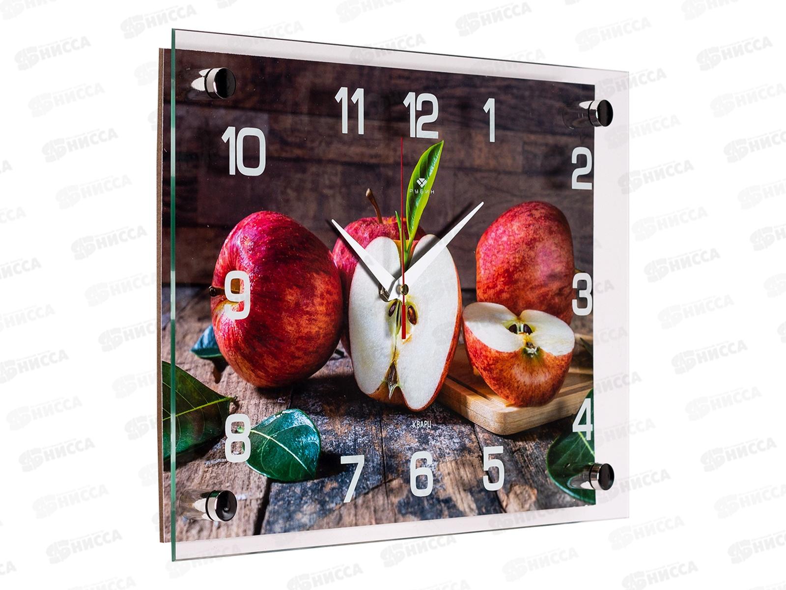 Часы настенные &quot21 Век&quot 2535-301 Яблоки на столе Рубин