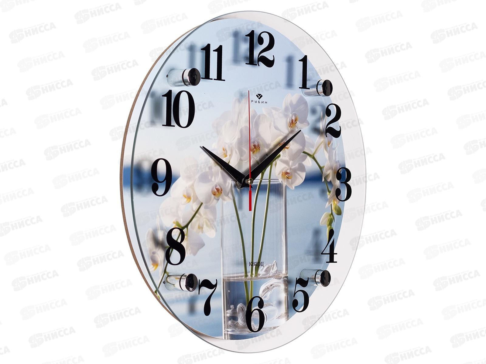 Часы настенные &quot21 Век&quot 3030-042 Орхидея в воде Рубин