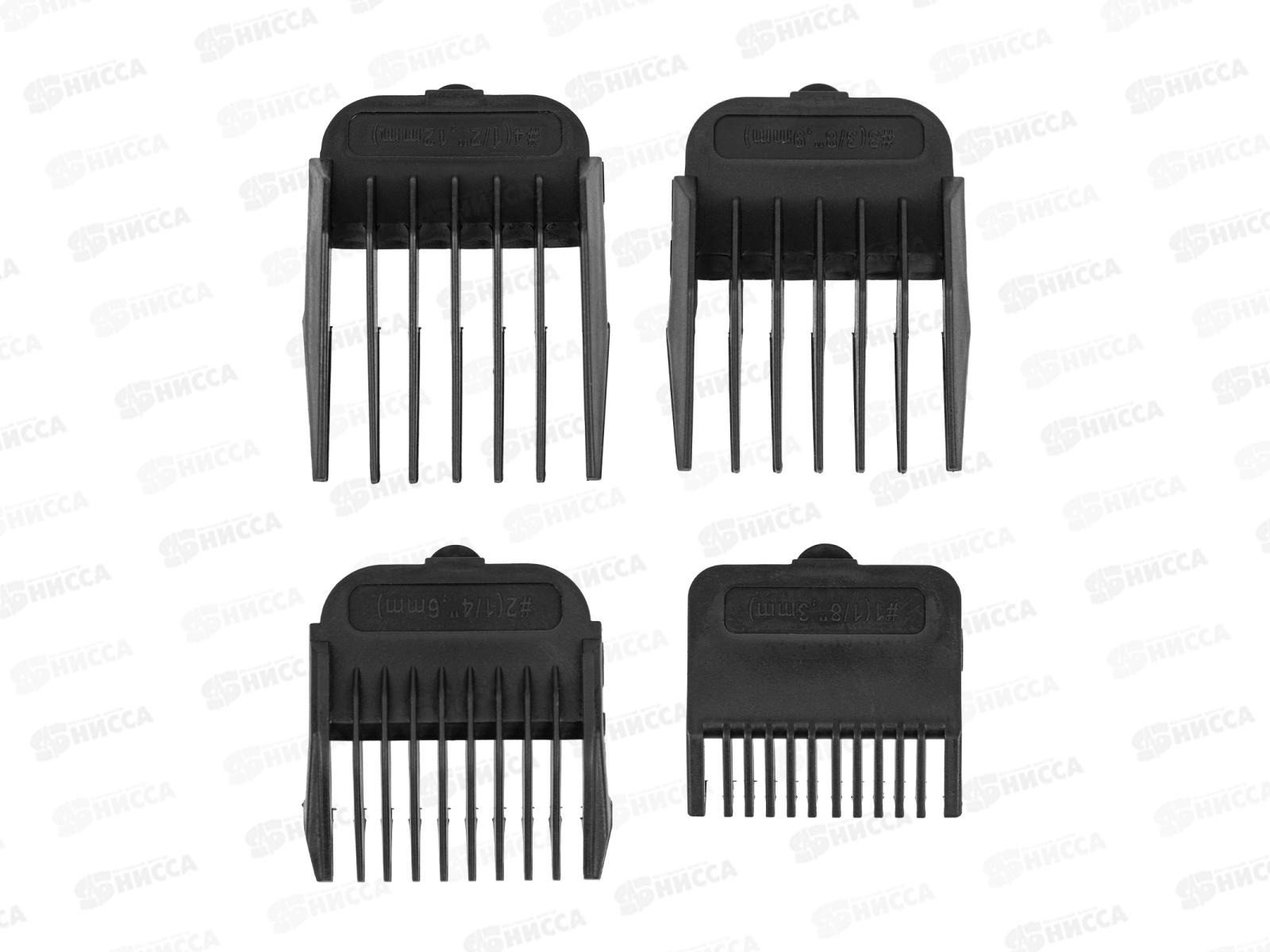 Машинка для стрижки волос проводная Барбер 3 4 гребня TDM 0003