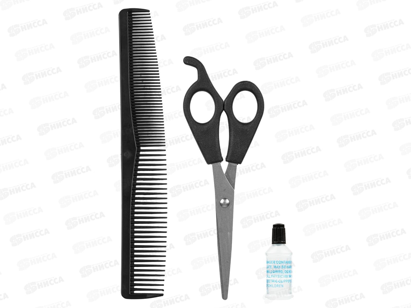 Машинка для стрижки волос проводная Барбер 3 4 гребня TDM 0003