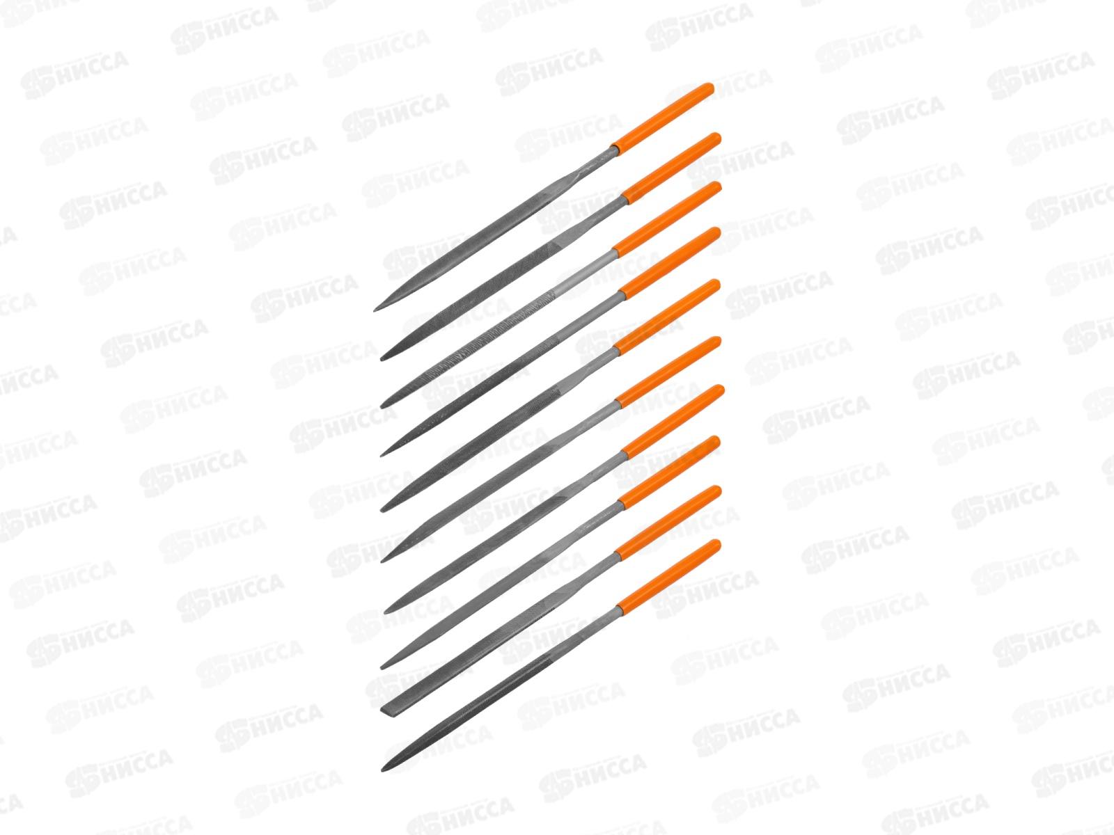 Набор надфилей 10шт 3мм дл 140мм пл рукоядка TDM Рубин 0303