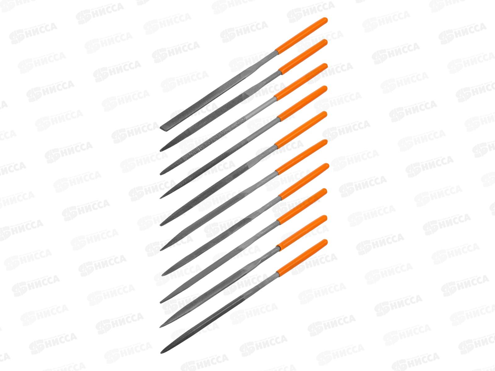 Набор надфилей 10шт 4мм дл 160мм пл рукоядка TDM Рубин 0304