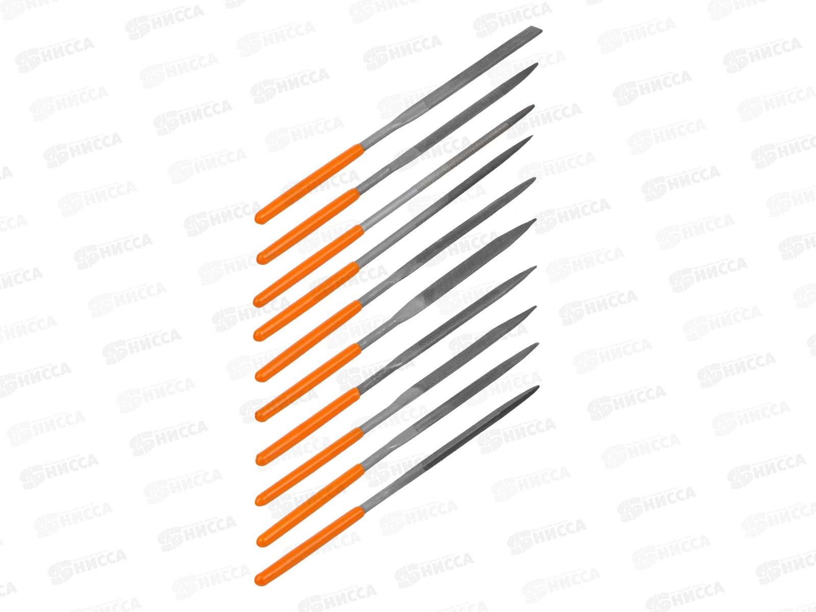 Набор надфилей 10шт 4мм дл 160мм пл рукоядка TDM Рубин 0304