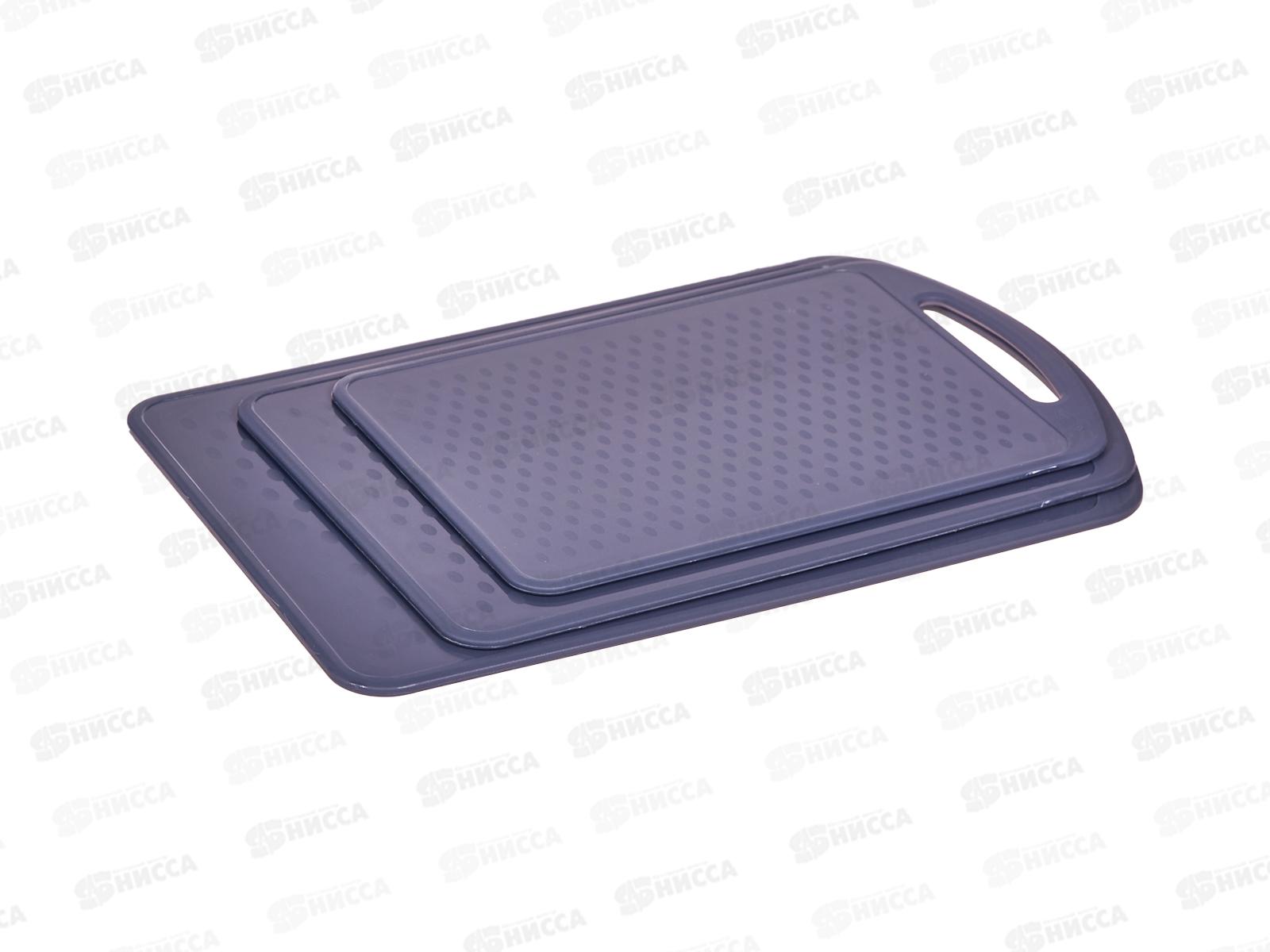 Набор разделочных досок 3шт Графитовый ИНТ