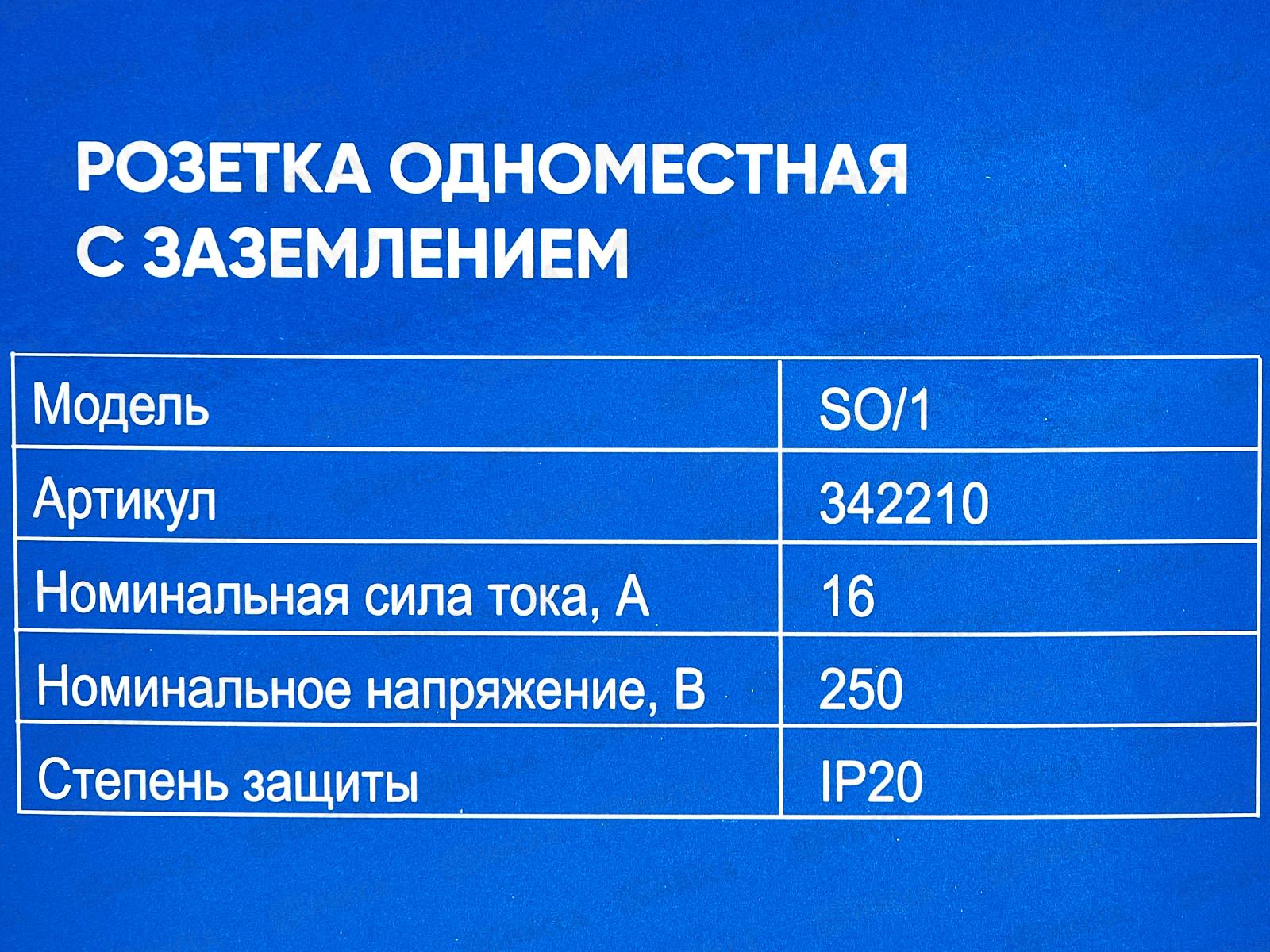 Розетка скрытой установки 1 местная Прогресс Glass с заземлением, защитные шторки, белая *10/100
