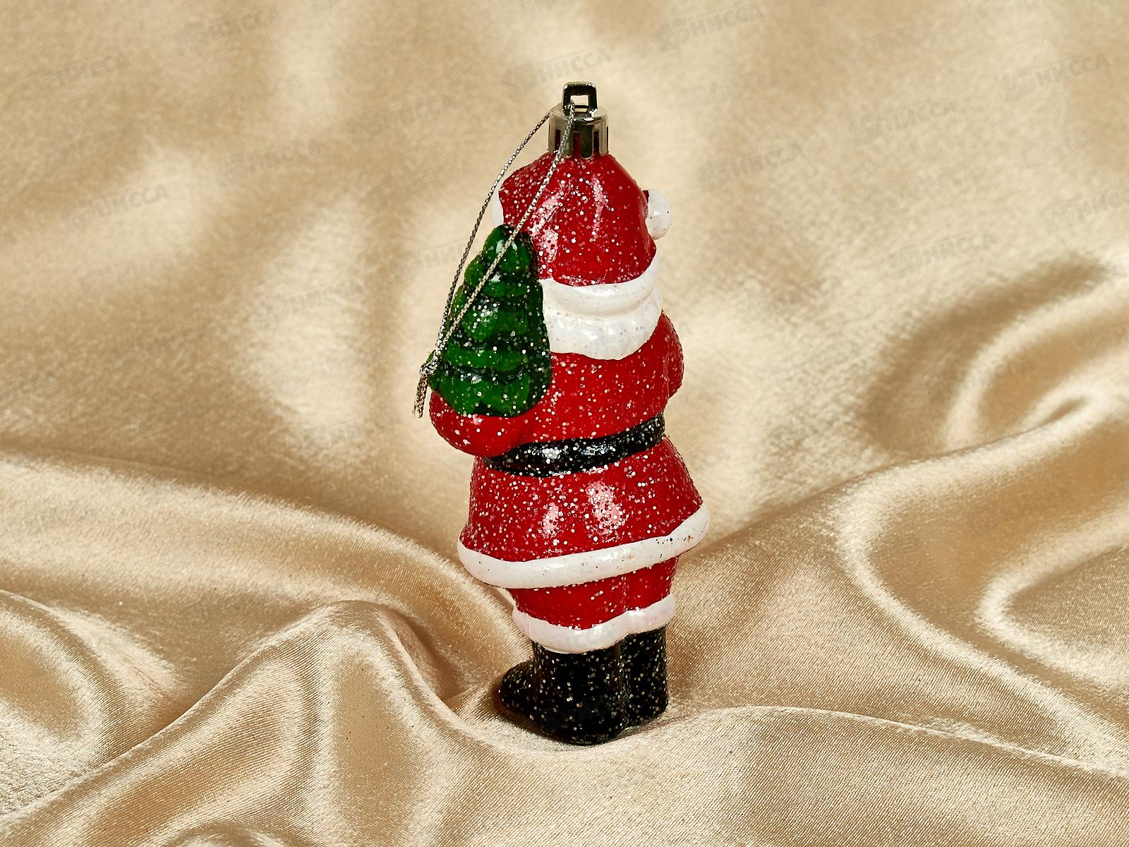 Елочная игрушка Веселый Дедушка 5,5*12см 107-6082