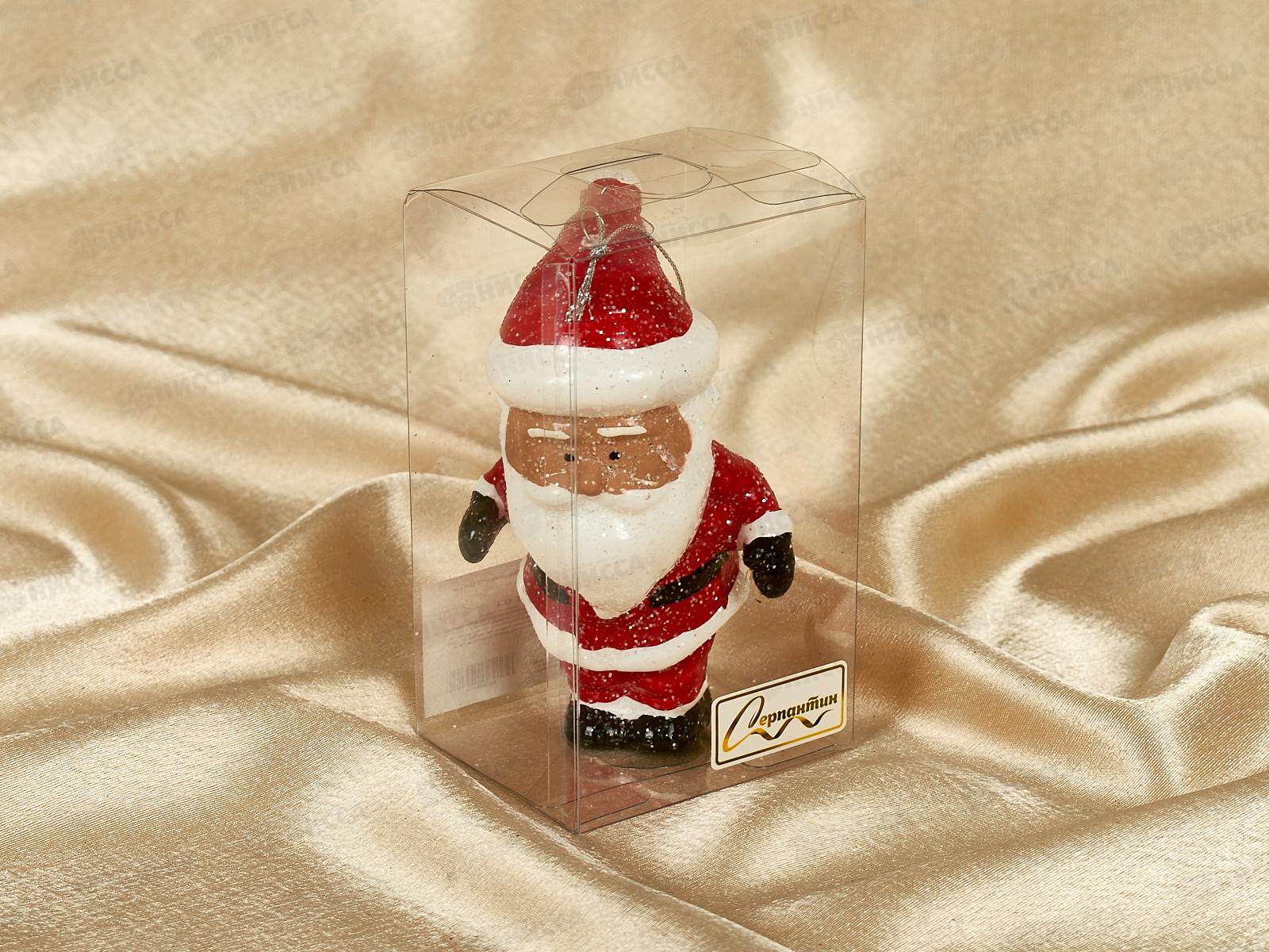 Елочная игрушка Дедушка Мороз 7,5*11,5см 107-6074