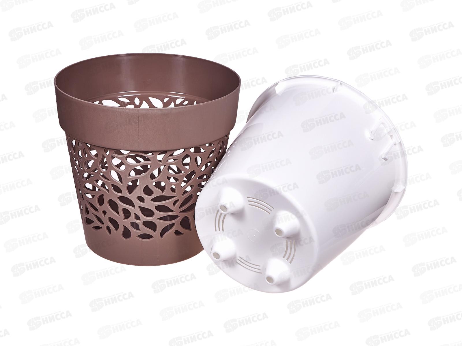 Кашпо &quotБлоссом&quot 8,3л Пралине КШ-0537 *6