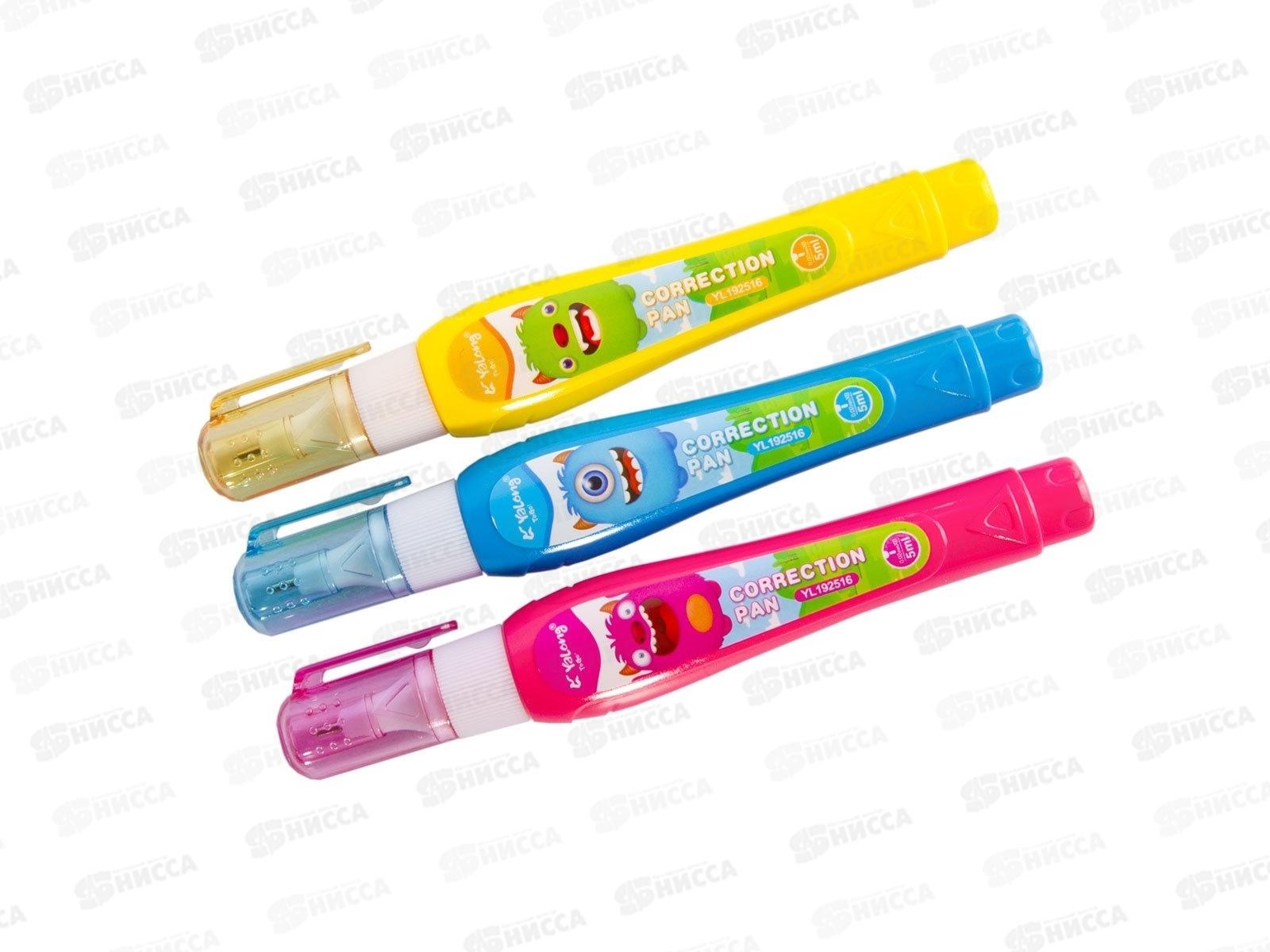 Корректор карандаш Yalong 5мл мет.нак, мас основа YL192516 *12