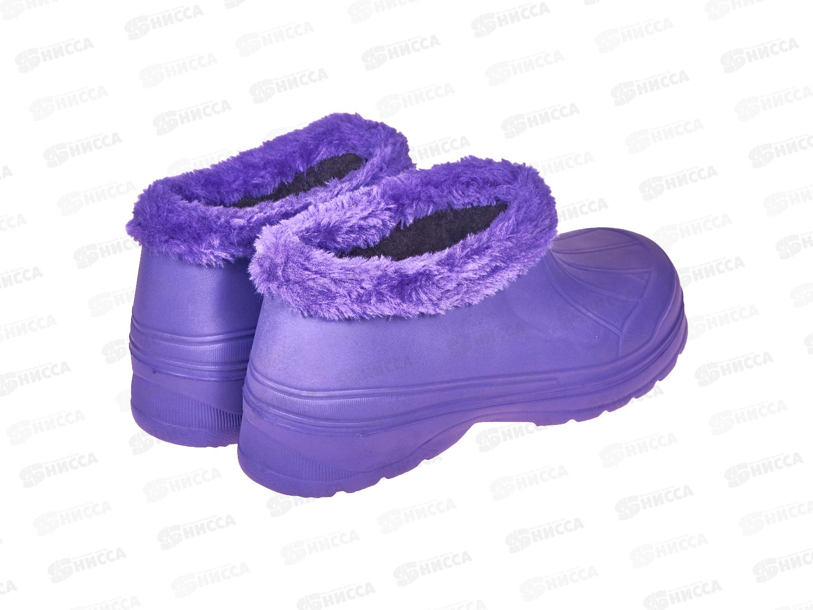 Галоши женские меховые L-413-2 чулок ассорти р.37