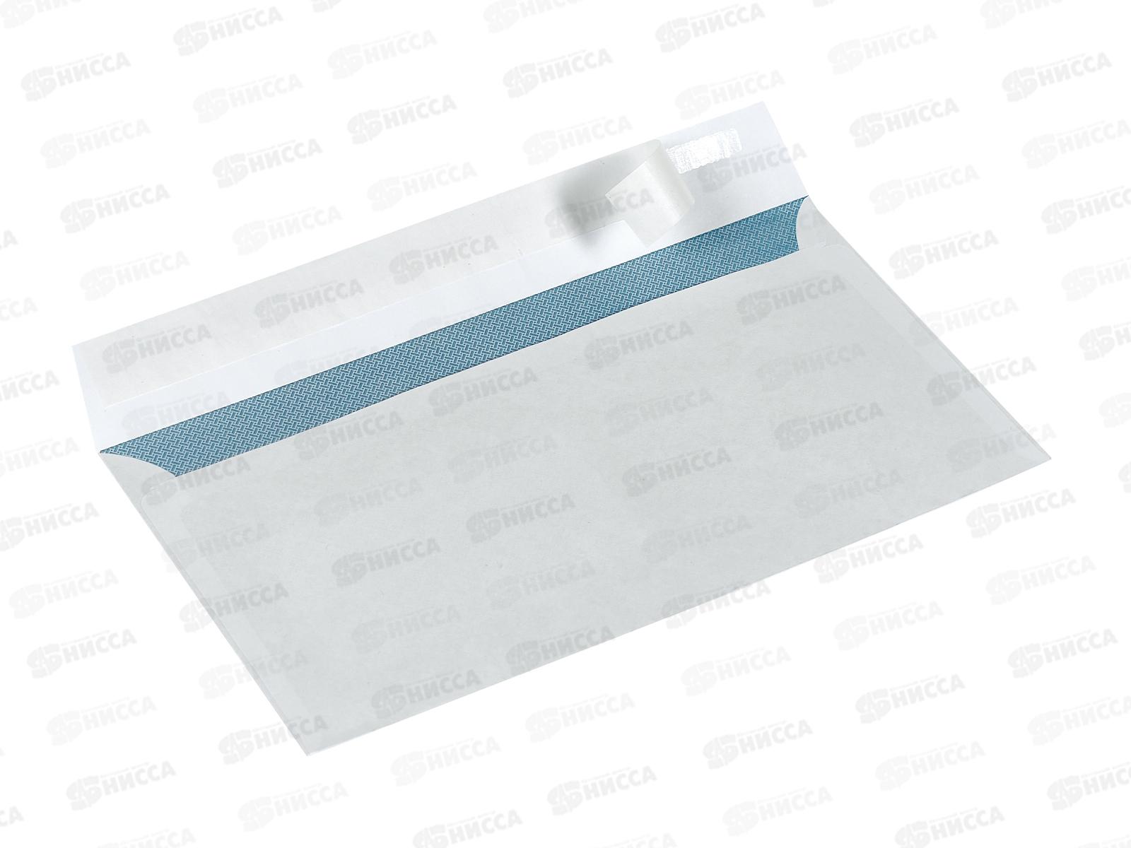 Конверт 110*220 белый, с прав. окном ,Е65.1000.3*1000