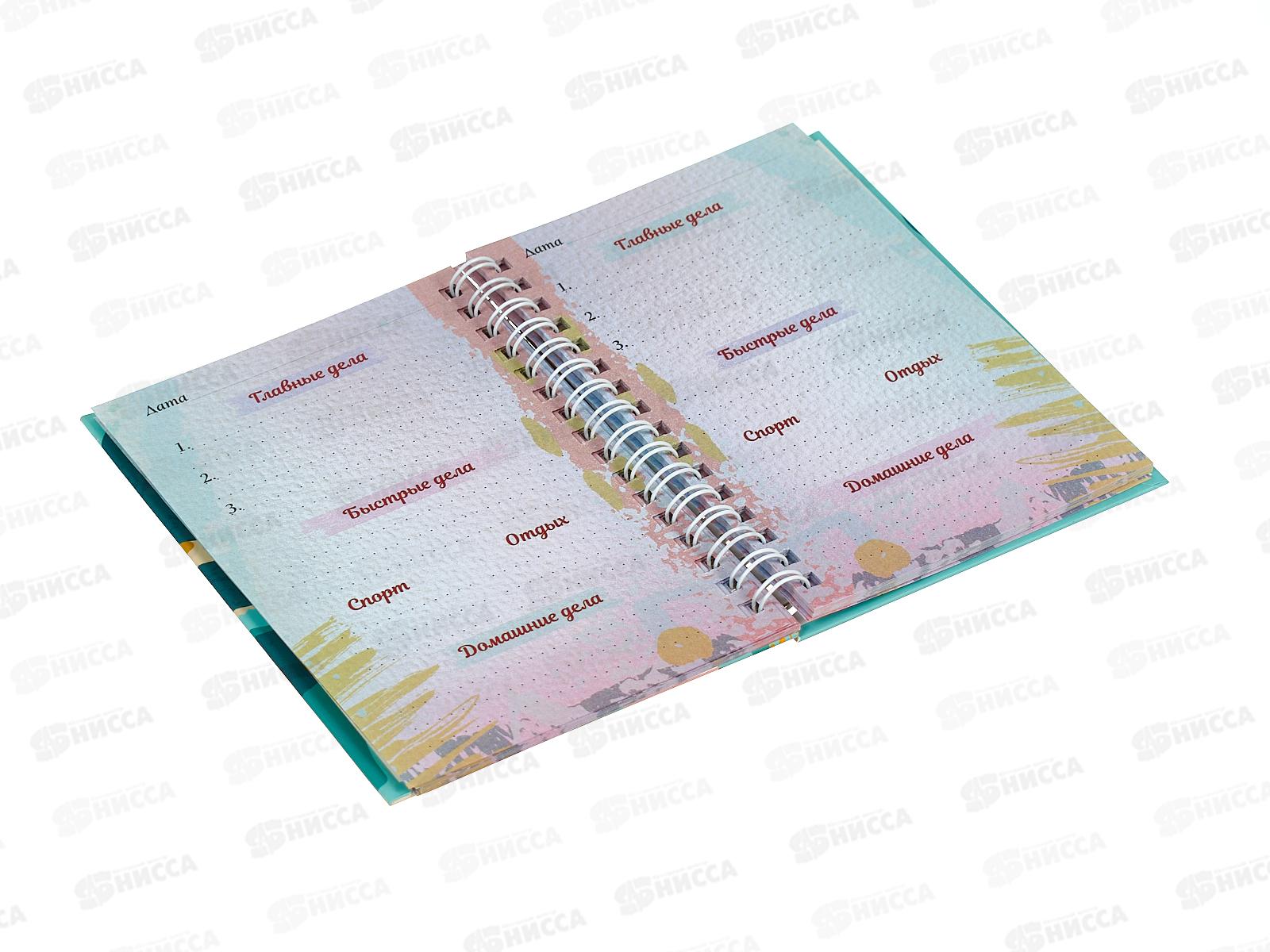 Ежедневник ПП А6 48л Экзотические цветы, недатир., 48-1556