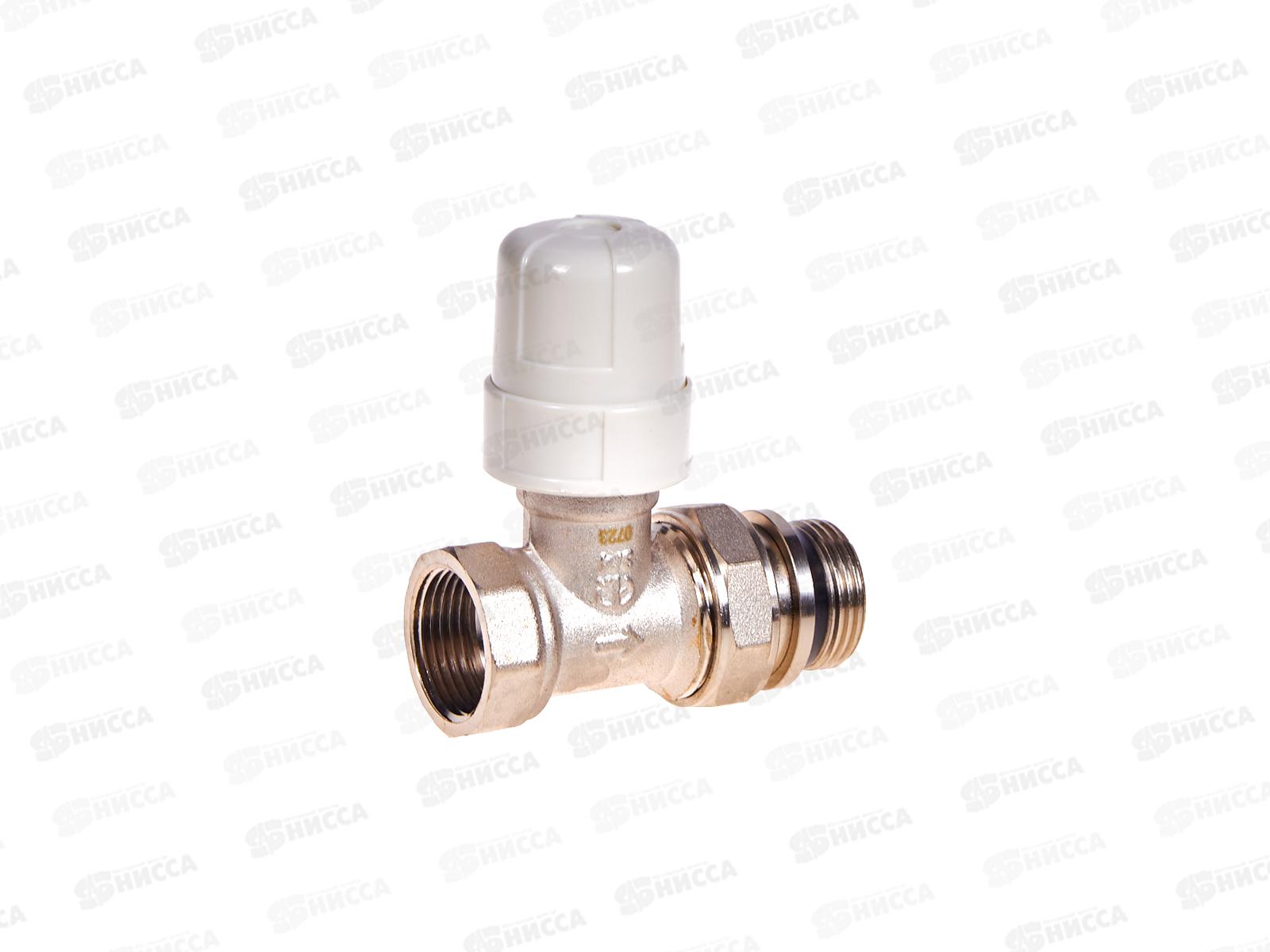 Клапан термостатический для радиатора с уплотнением прямой ВР-НР 3/4&quot, 02622