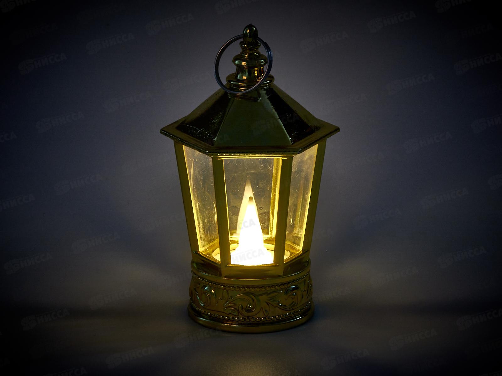 Сувенир &quotСказочный фонарь&quot 5,1*13см золото 196-0745