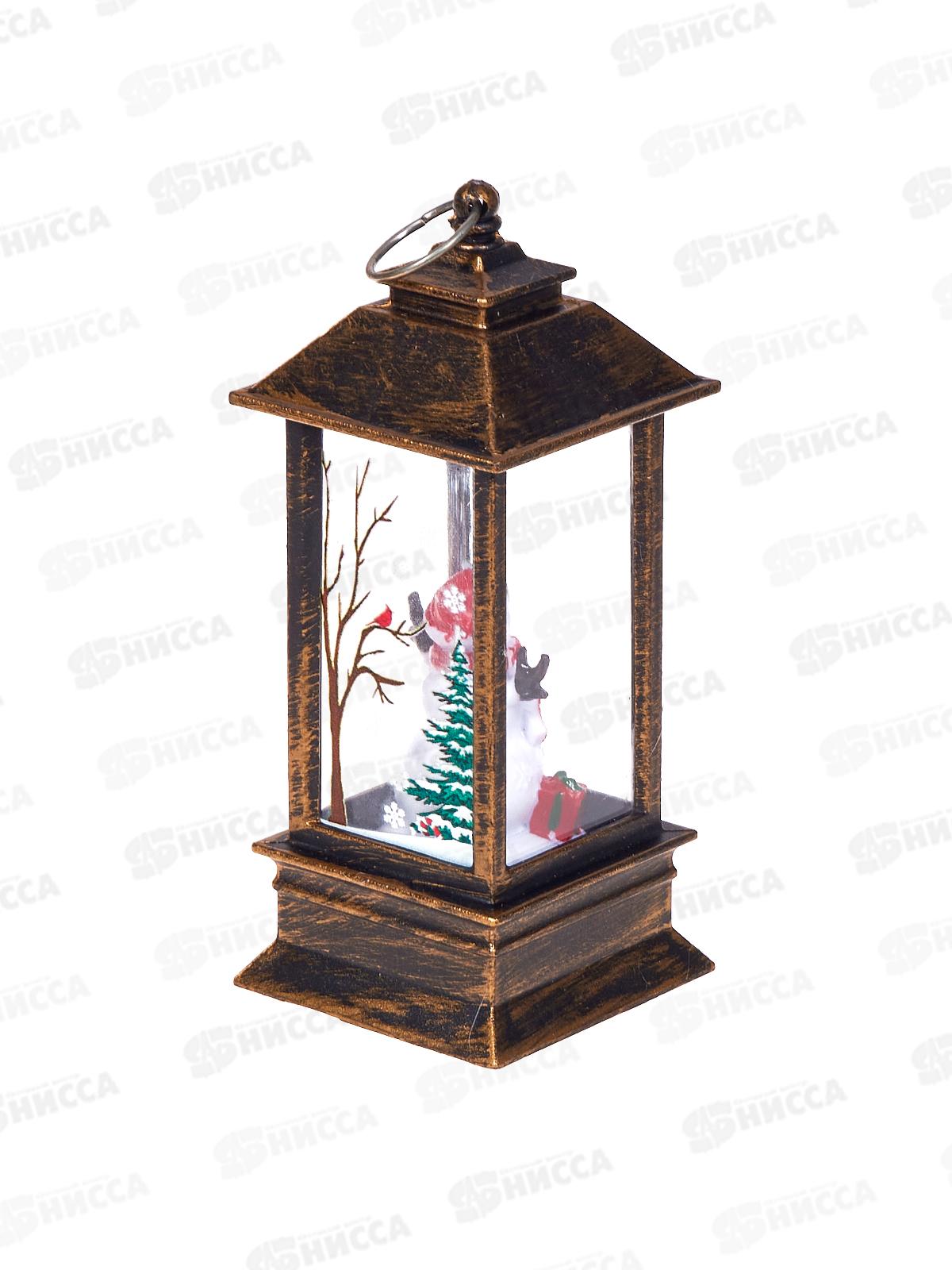 Сувенир &quotСнеговик-Зимняя история&quot с подсветкой 196-0780