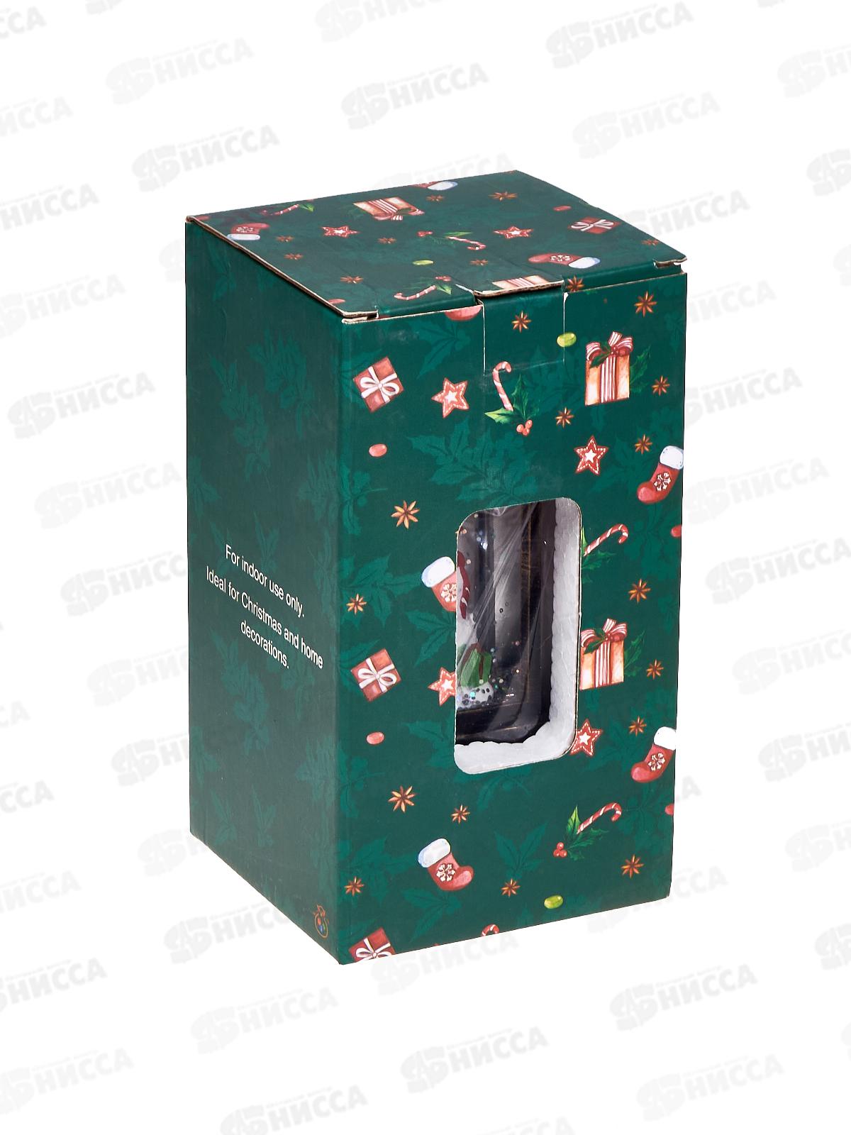 Сувенир &quotФонарь-Веселый Снеговик&quot 12,8*5,4см 196-0395