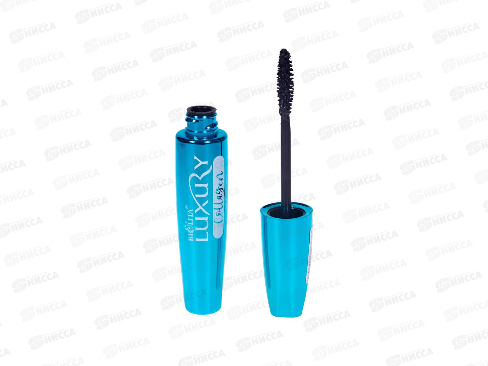 LUXURY тушь для ресниц Collagen Объем Длина Укрепление  черная 12мл *9