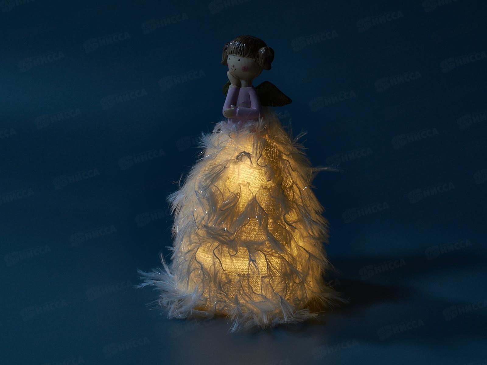 Фигурка &quotМилый ангел&quot с подсветкой 8,5*16,5см микс 201-3369