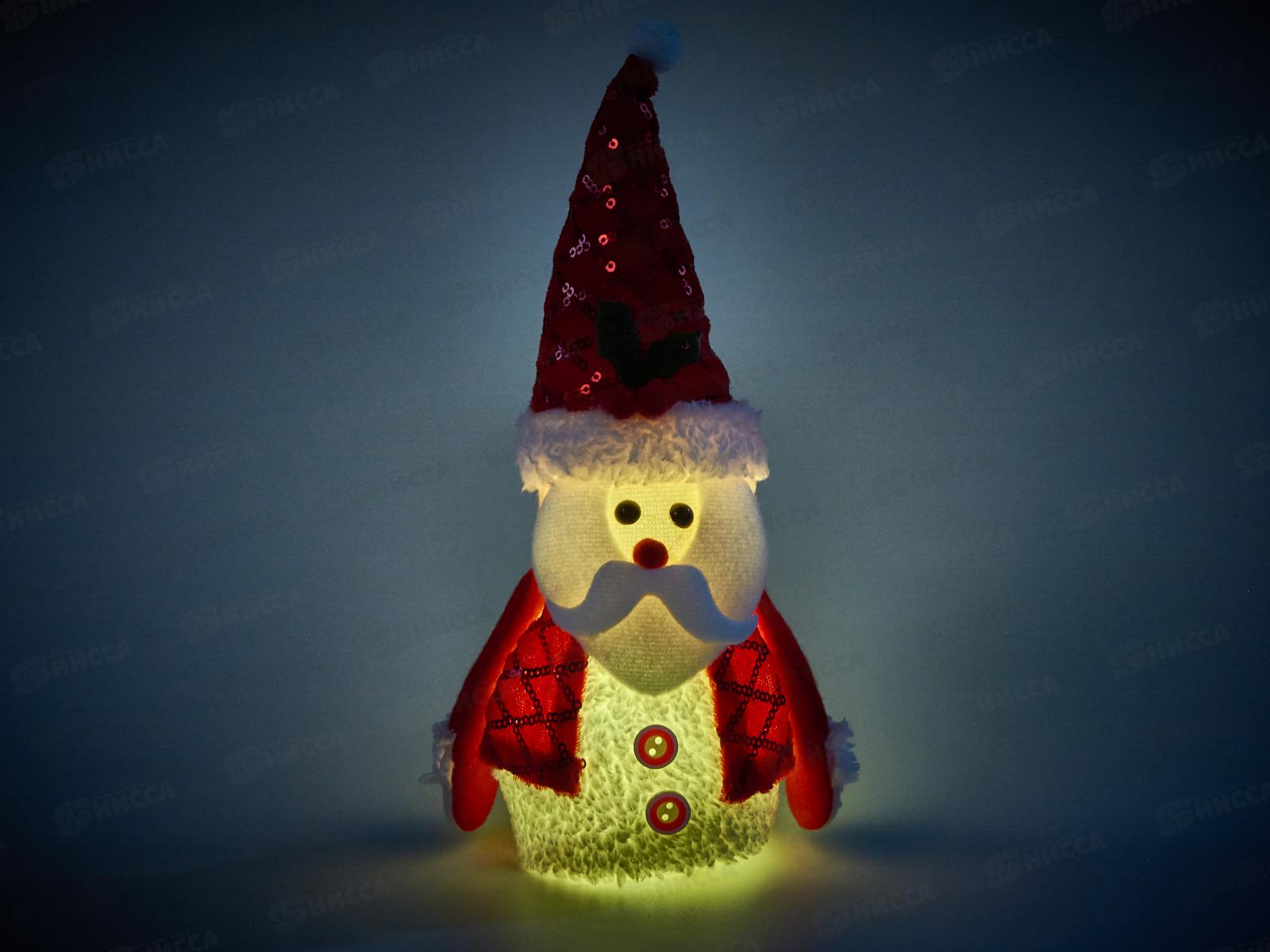 Сувенир &quotНовогодняя радость Дед Мороз&quot 12*23*6,5см с подсв 700-0446