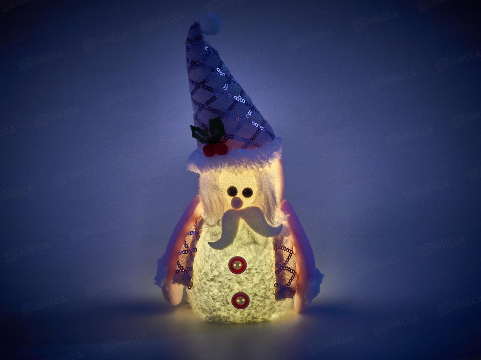 Сувенир &quotВеселое настроение Дед Мороз&quot 12*23*6,5см с подсв 700-0434