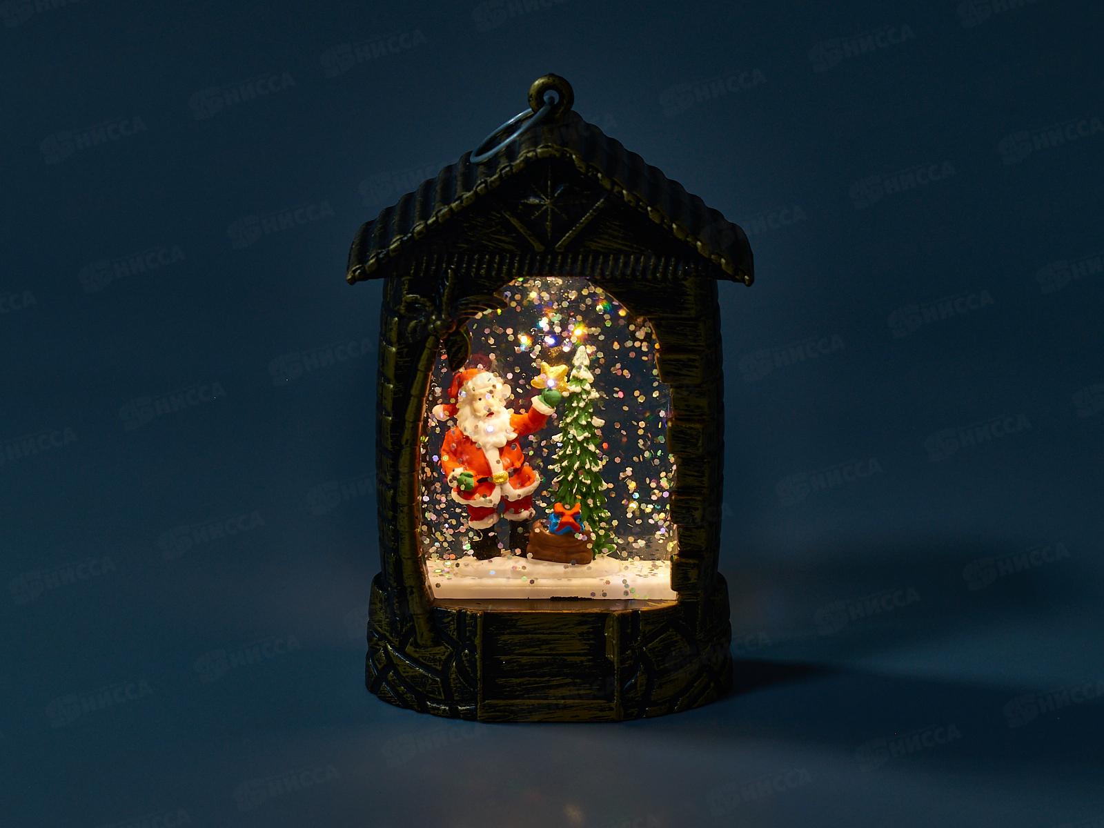 Сувенир &quotЗагадка Дед Мороз&quot 7,5*12,5см с подсв 700-0691