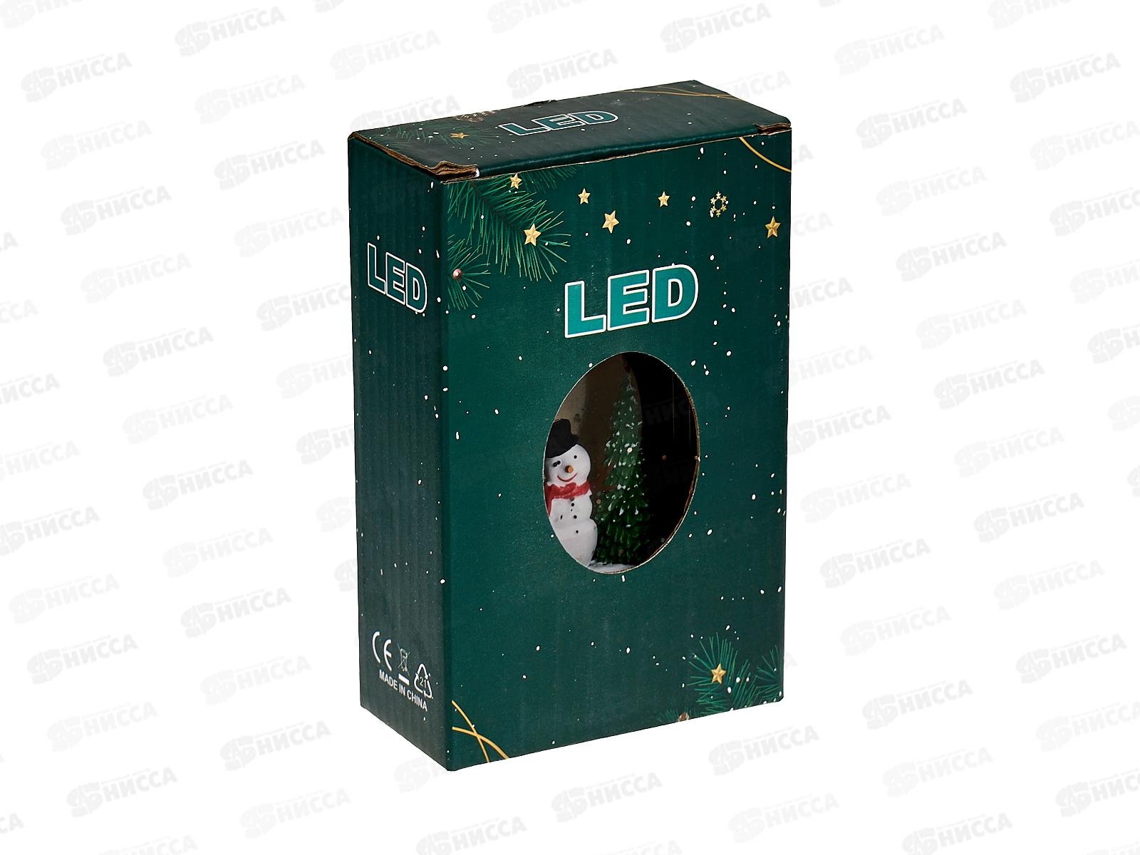 Сувенир &quotЗагадка Снеговик&quot 7,5*12,5см с подсв 700-0692