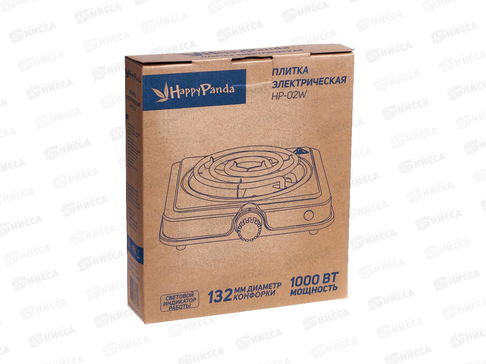 Плита электрическая  HP-02W 1000Вт 132мм 1конфорка/спираль белый